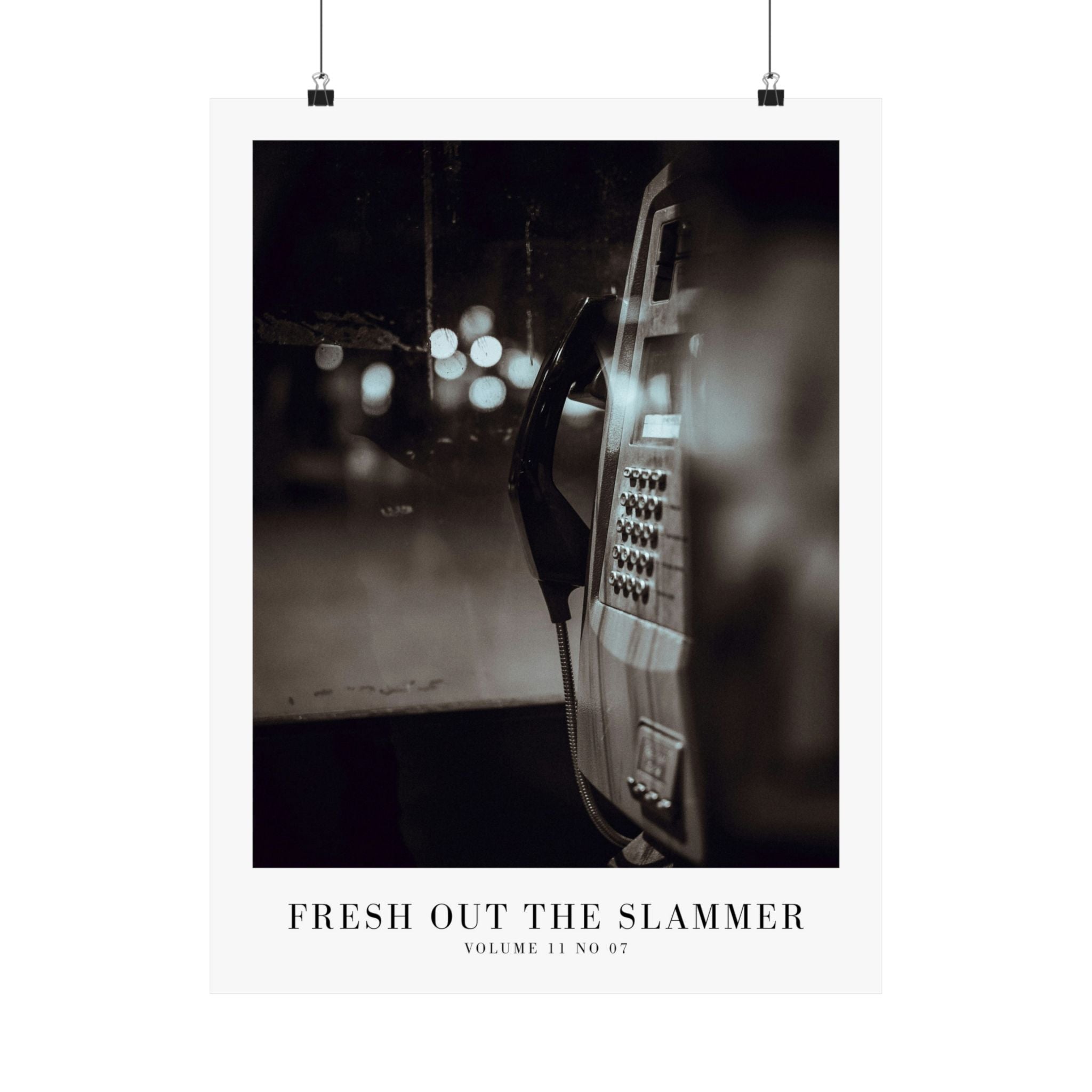 Fresh Out The Slammer Tortured Poets Department Taylor Swift–inspired poster phone-call