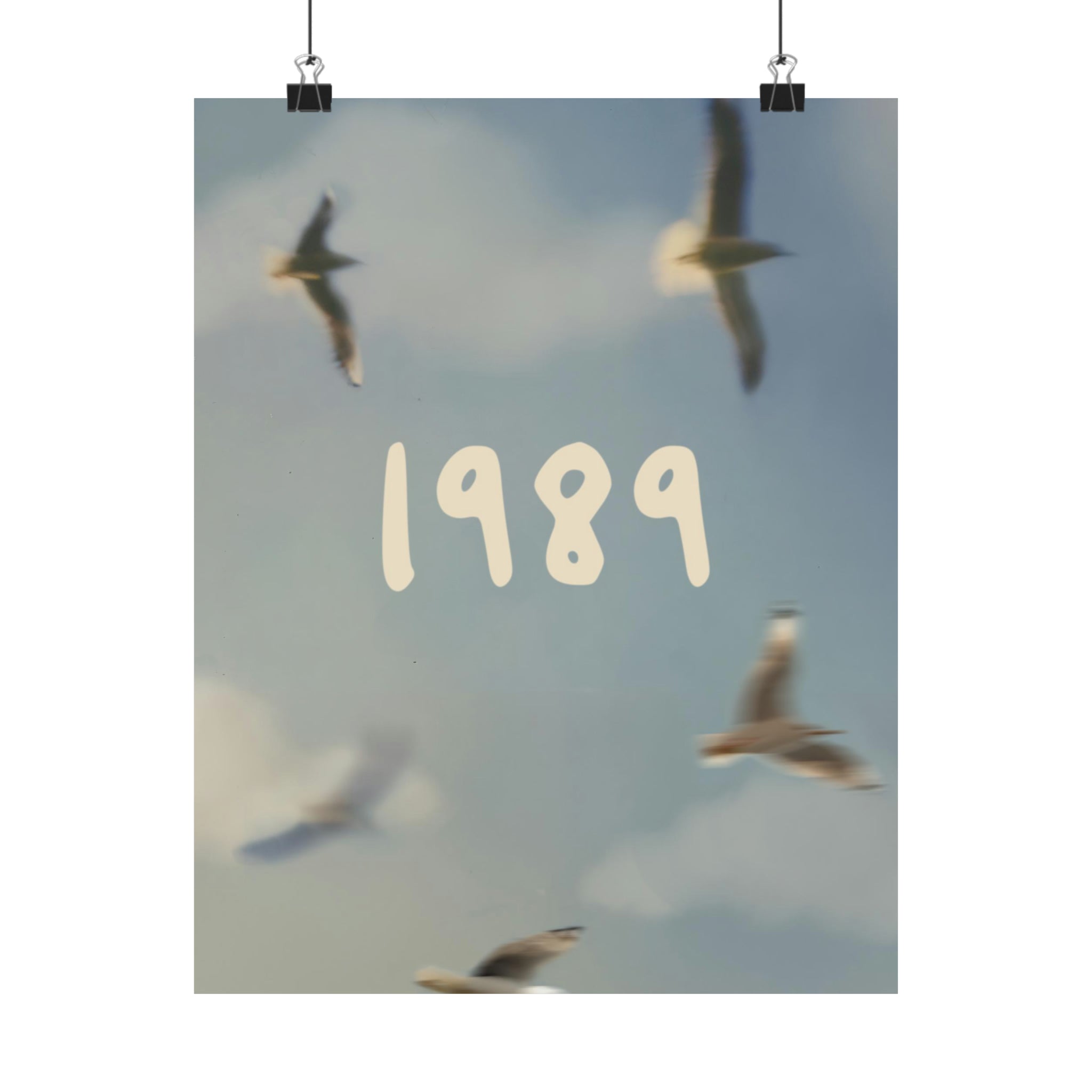 1989 Seagulls Beach Print