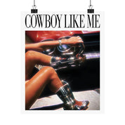 Cowboy Like Me Cowgirl Boot Car Sparkle Print