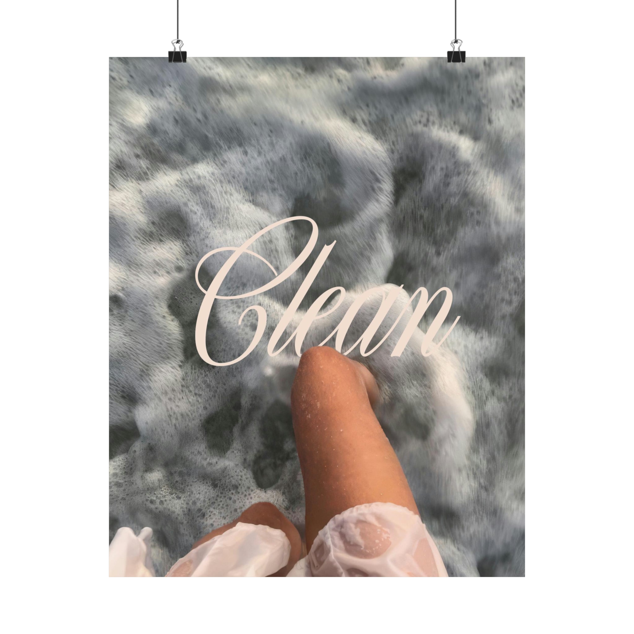 Clean 1989 Beach Print