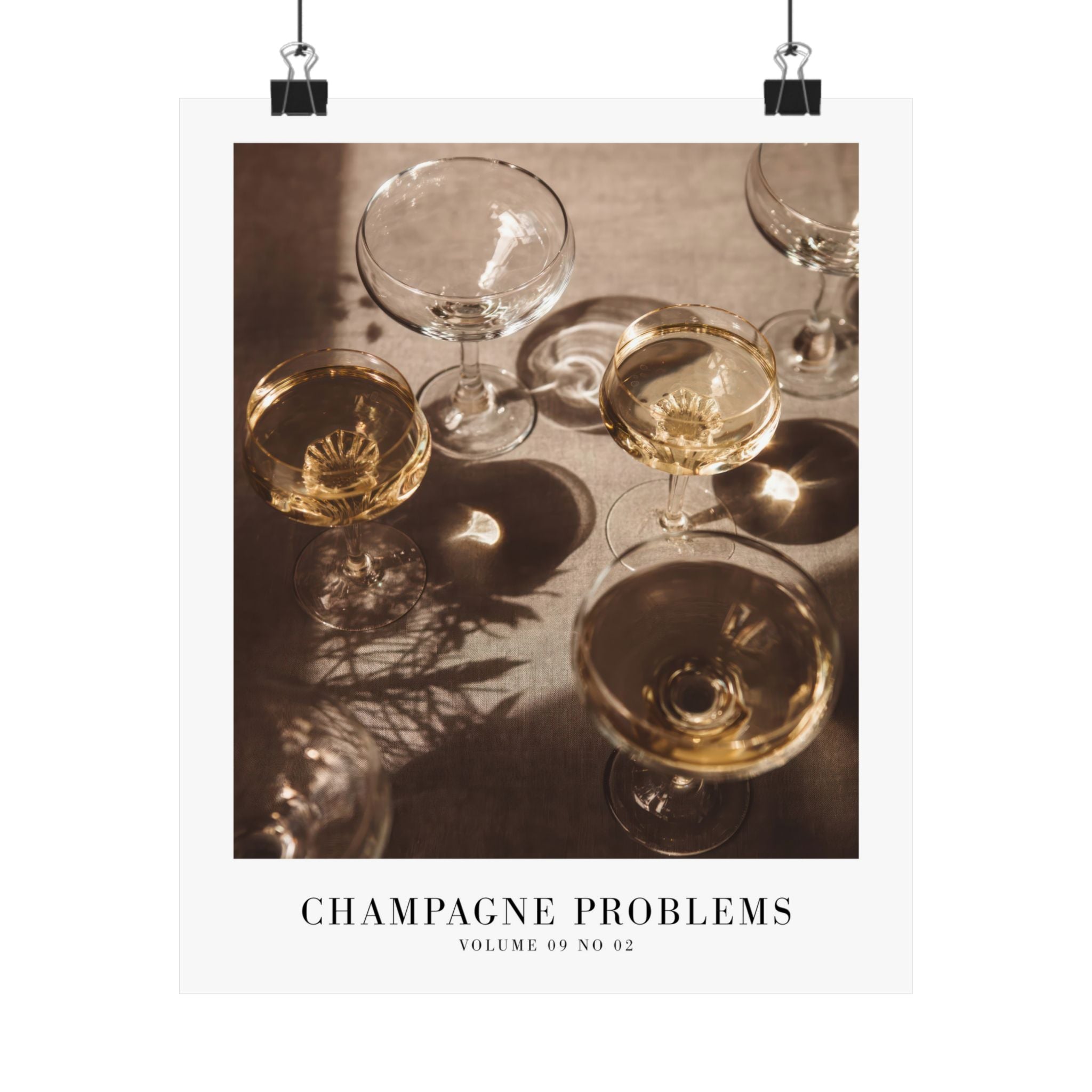 Champagne Problems Evermore Taylor Swift–inspired poster — detail view 1