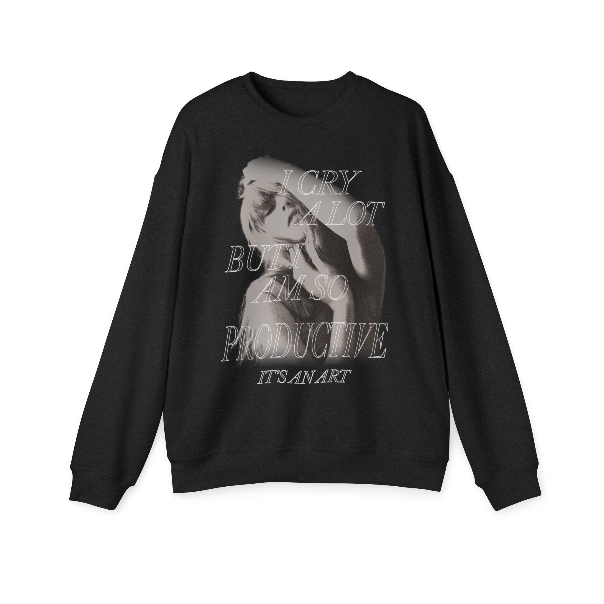 I cry a lot, but I am so productive, it's an art, TTPD | I can Do it with a broken heart song sweatshirt, TTPD Album Crewneck, Swiftie Shirt