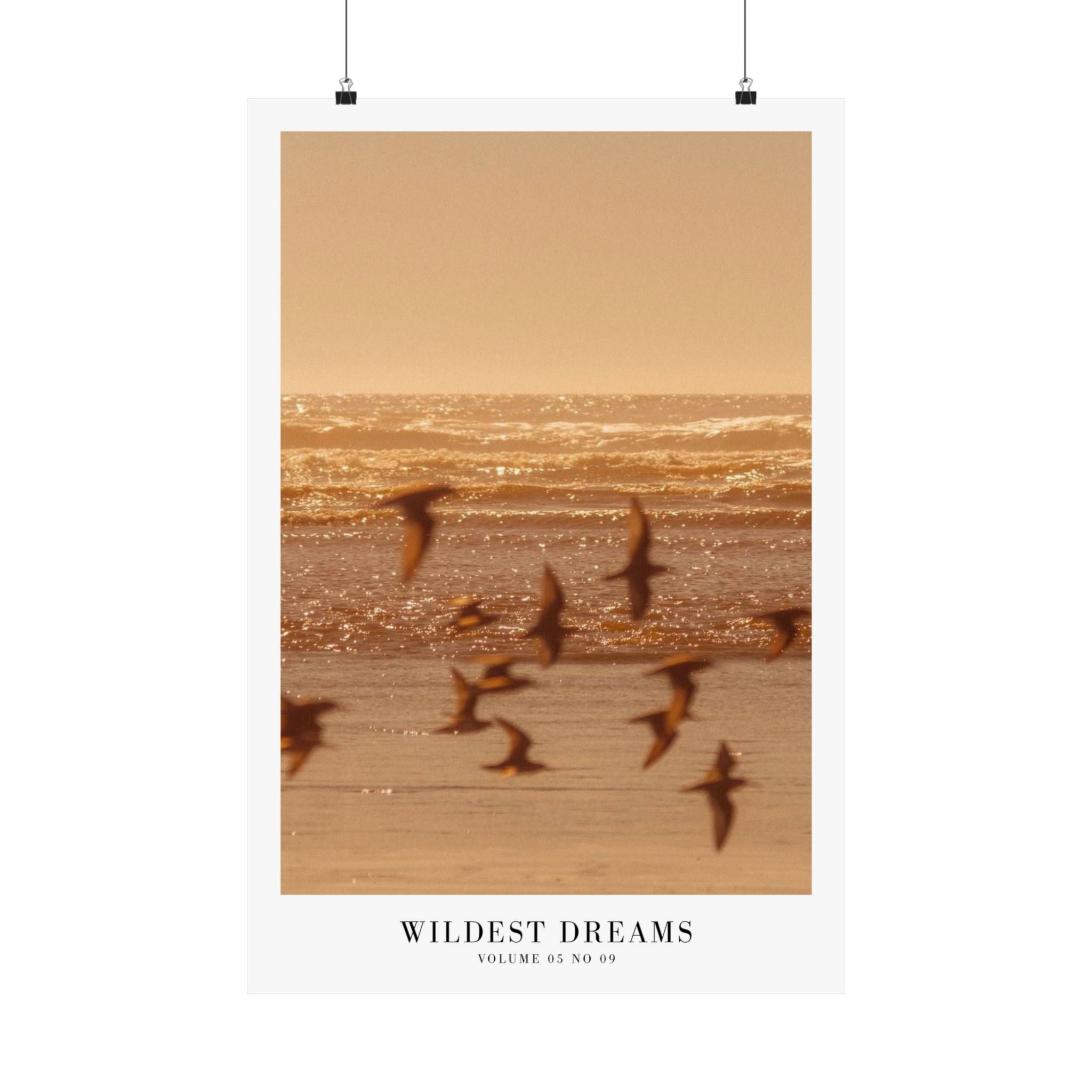 Wildest Dreams 1989 wall art in cinematic beach-inspired apartment