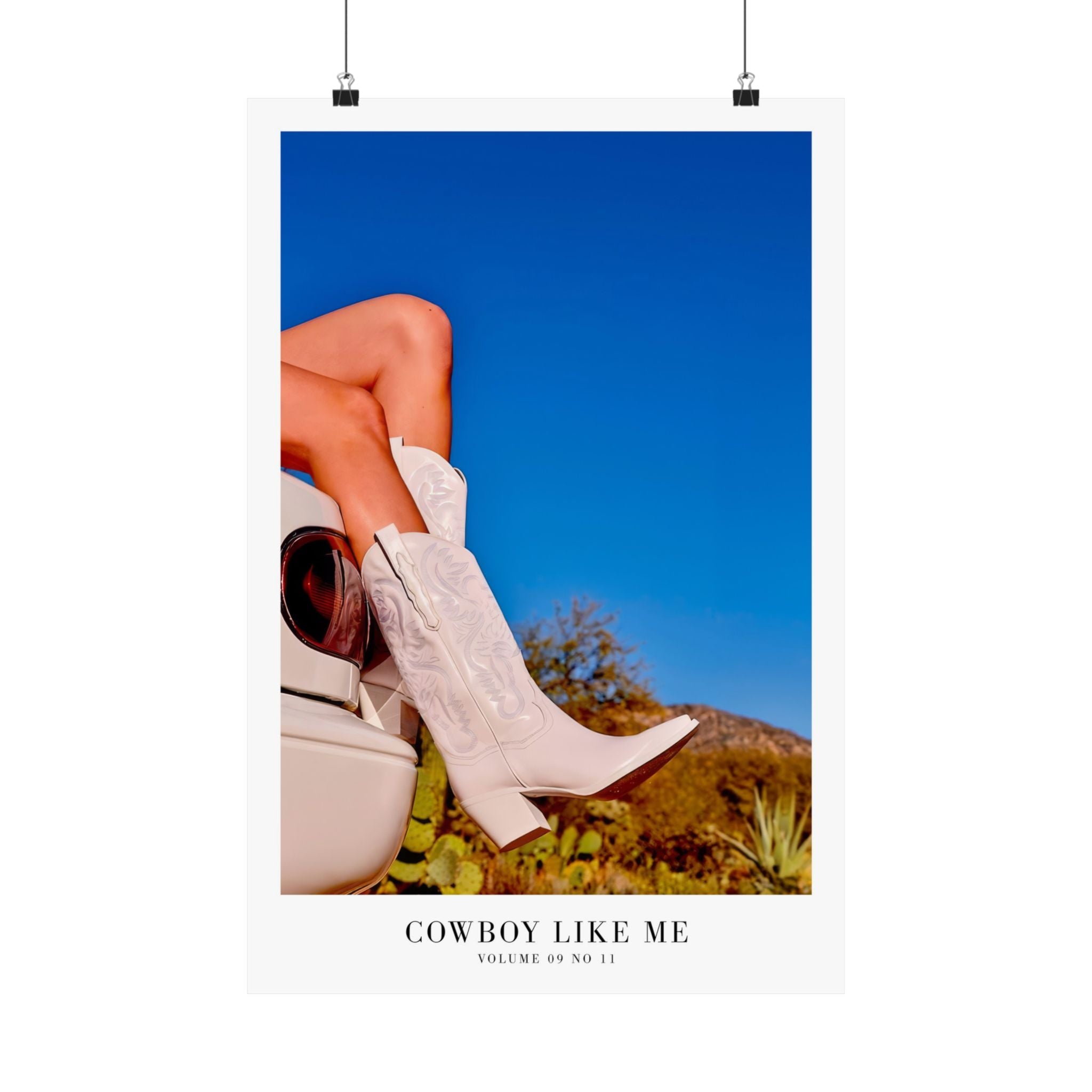 Cowboy Like Me Evermore Taylor Swift–inspired poster cowgirl western