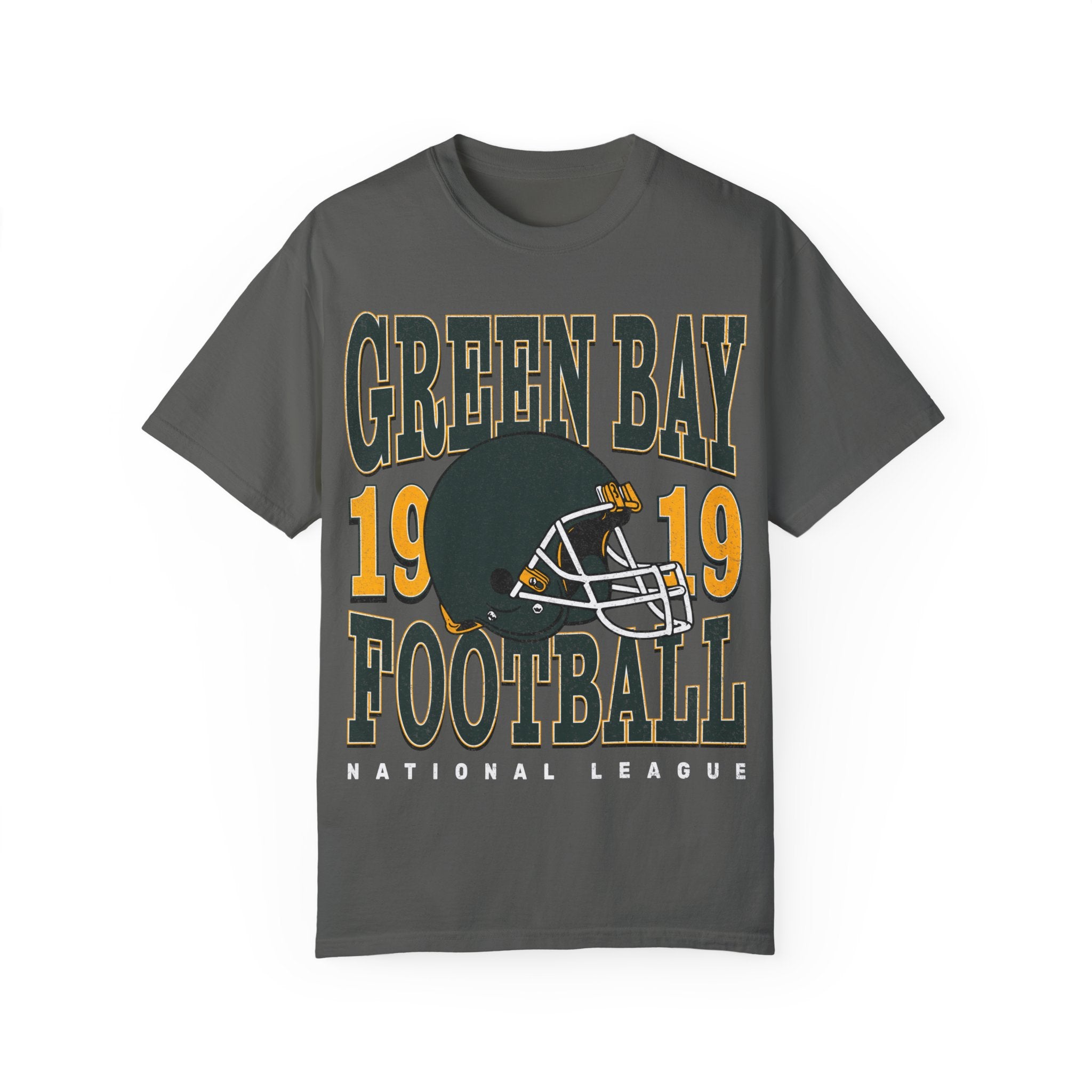 Green Bay Football Vintage Style Comfort Colors Shirt | Green Bay Football TShirt | Green Bay Football Gift - Haus Of Moods