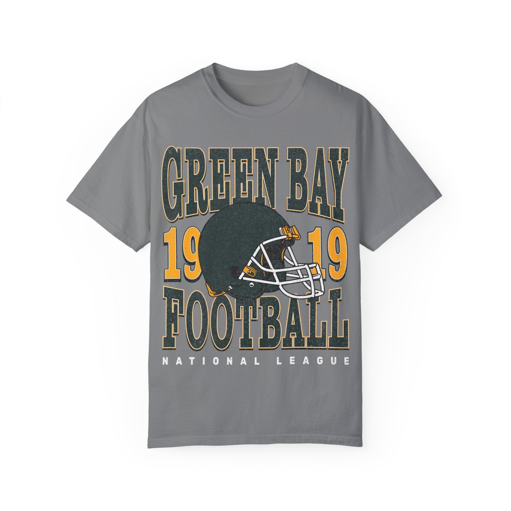 Green Bay Football Vintage Style Comfort Colors Shirt | Green Bay Football TShirt | Green Bay Football Gift - Haus Of Moods