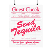 Pink Send Tequila Poster