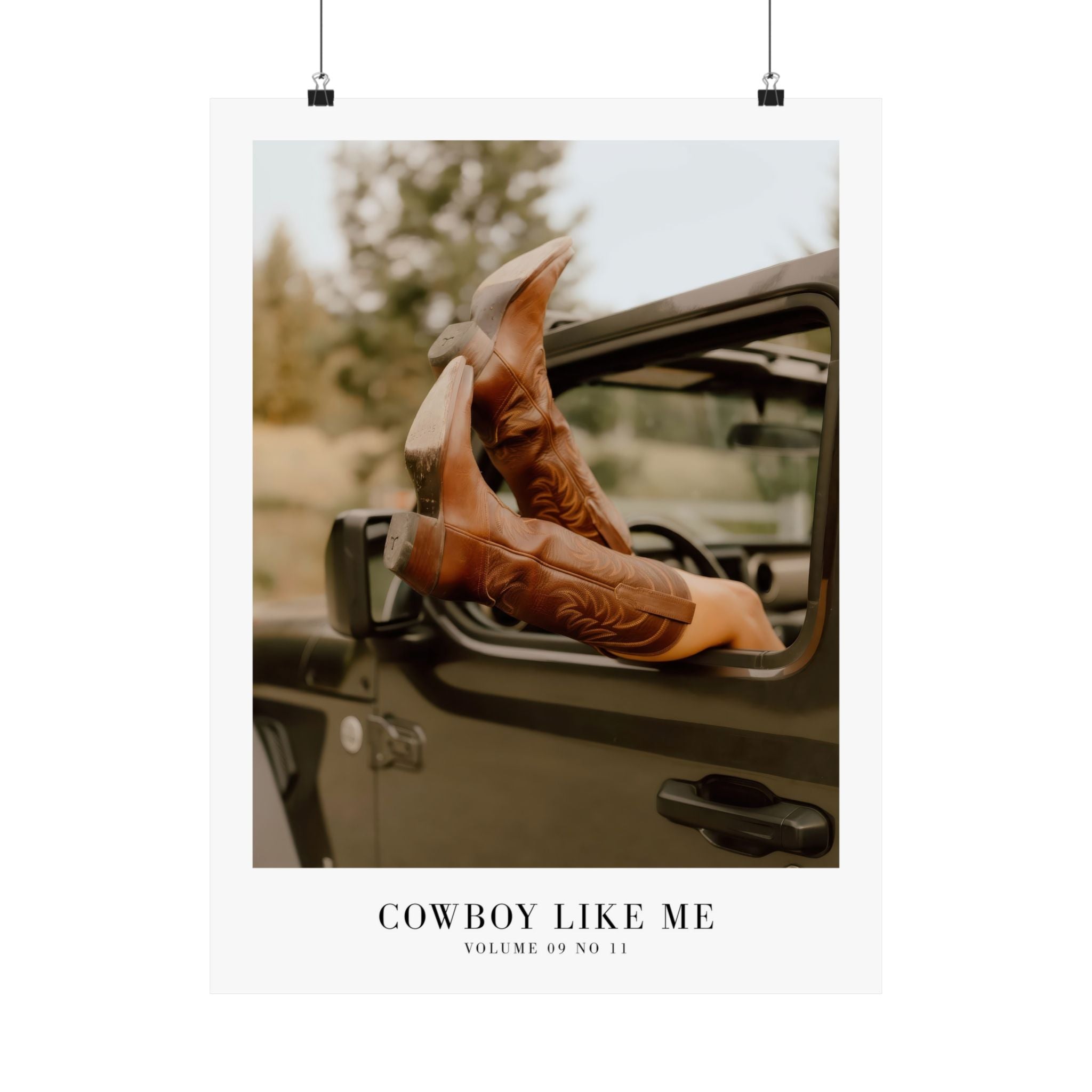 Cowboy Like Me Evermore Taylor Swift–inspired poster cowgirl western