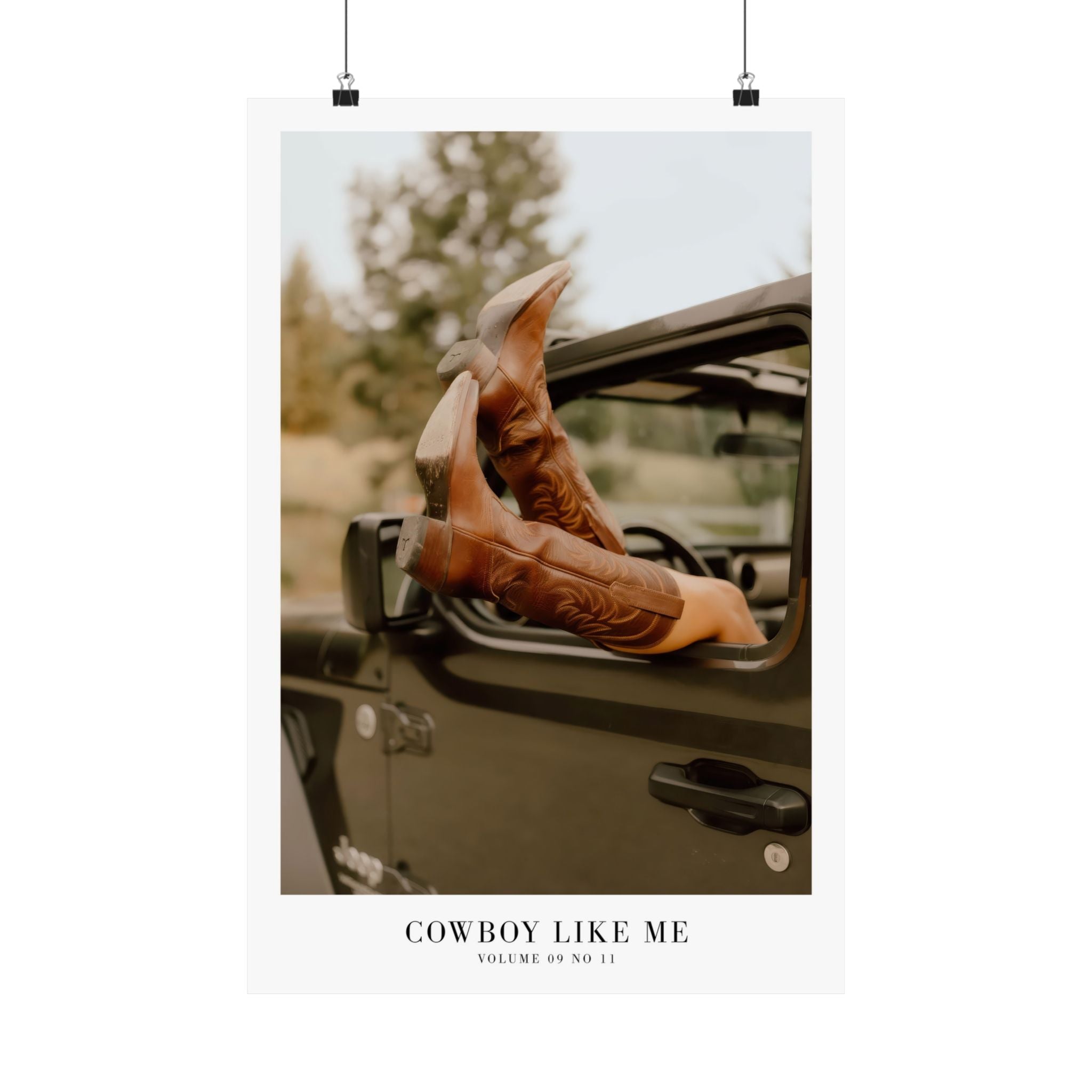 Cowboy Like Me Evermore Taylor Swift–inspired poster cowgirl western