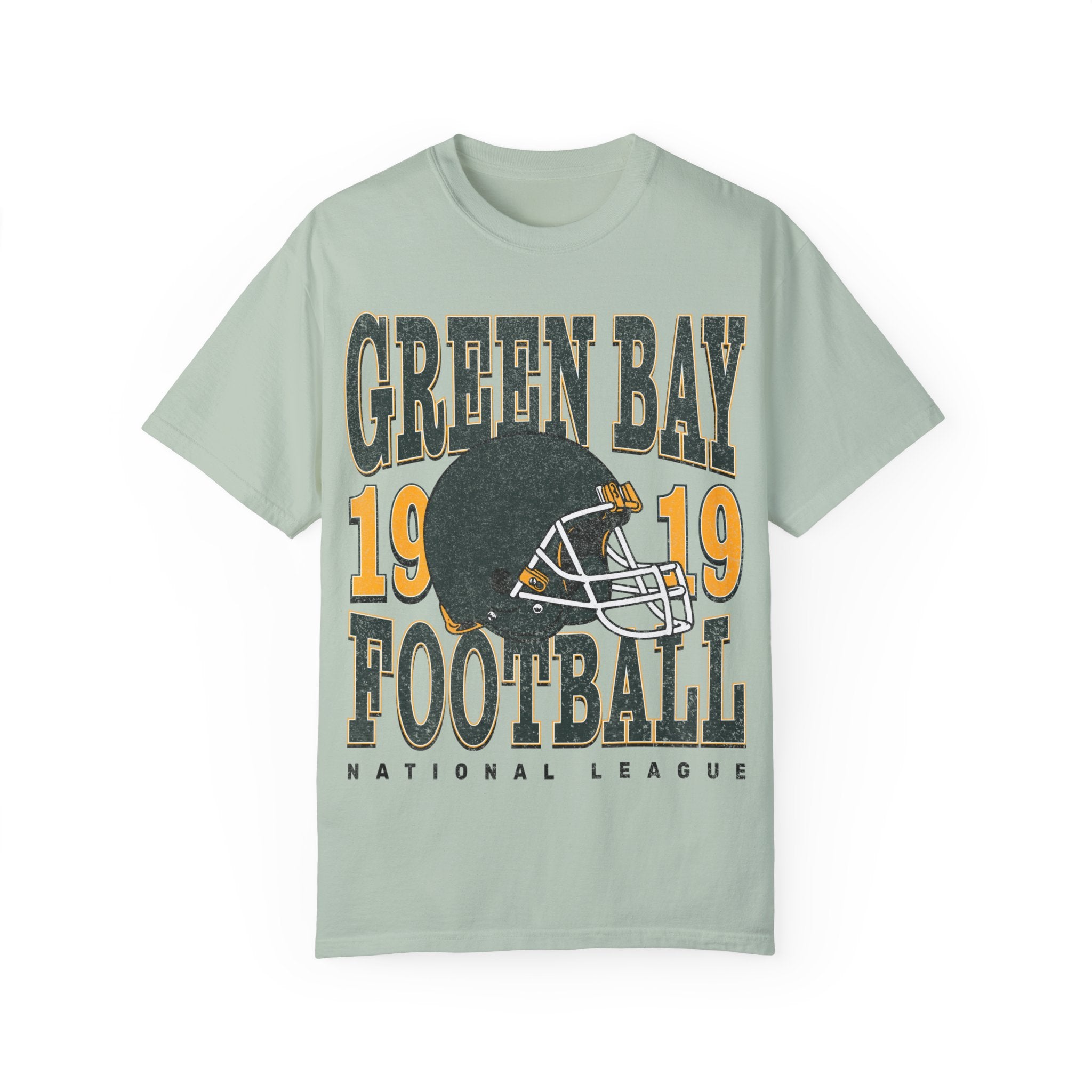 Green Bay Football Vintage Style Comfort Colors Shirt | Green Bay Football TShirt | Green Bay Football Gift - Haus Of Moods