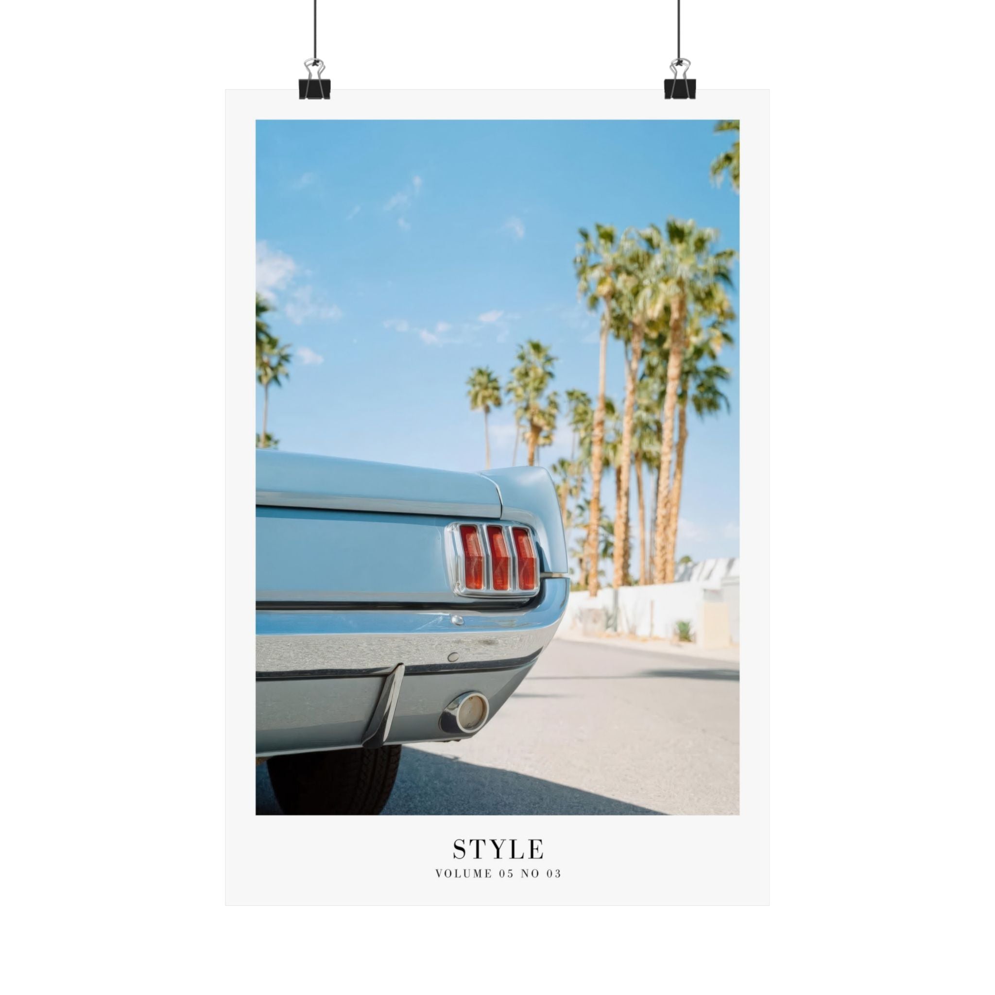 Style 1989 vintage car wall art in cool retro Swiftie dorm room