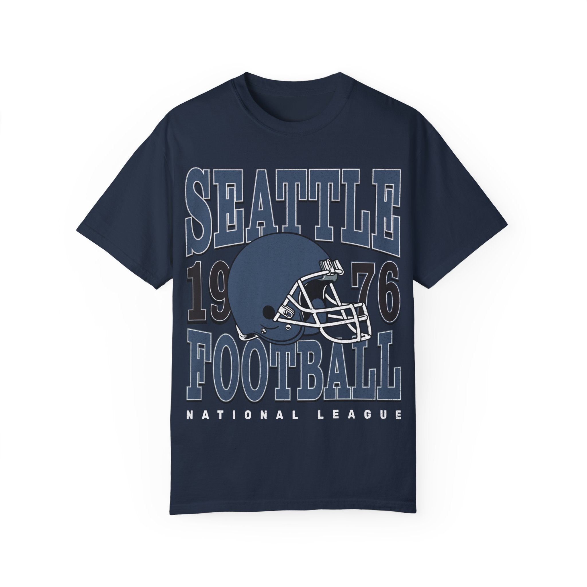 Seattle Football Vintage Style Comfort Colors Shirt | Seattle Football TShirt | Seattle Football Gift - Haus Of Moods