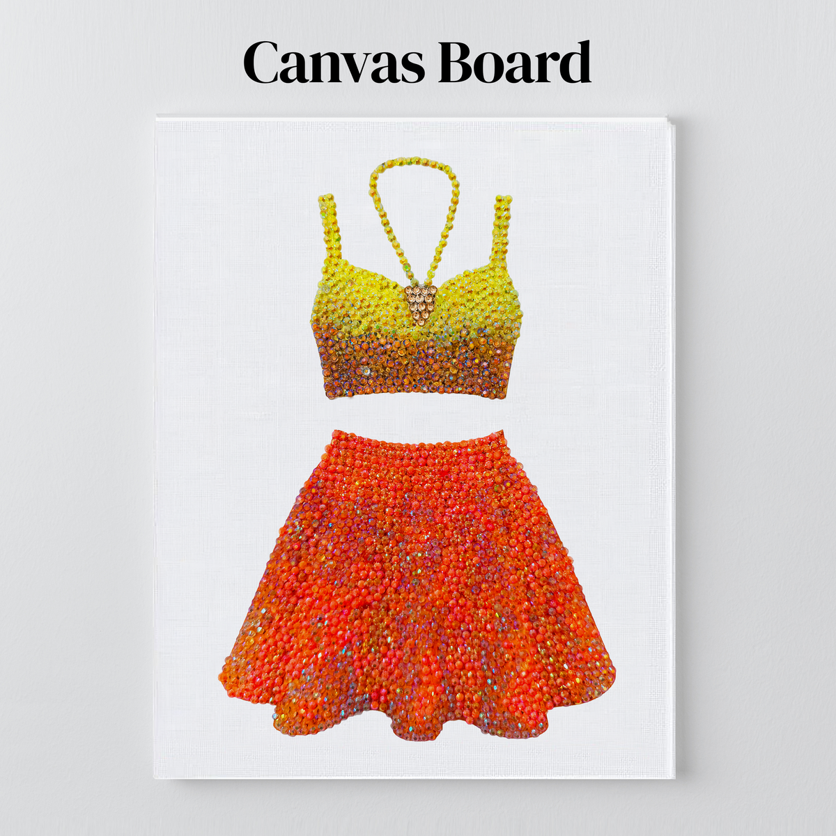 1989 Yellow + Orange Set DIY Rhinestone Canvas Kit | Taylor Inspired