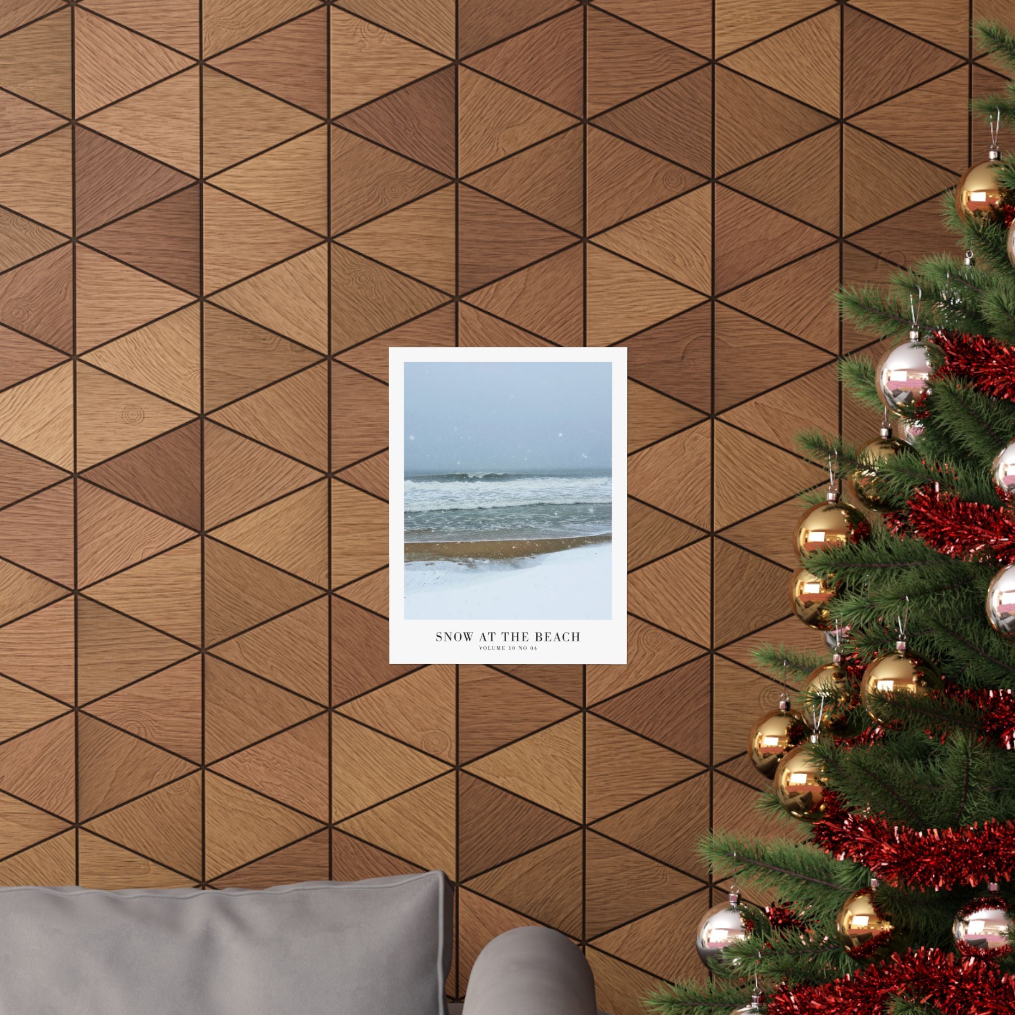 Snow On The Beach Midnights poster as calming Swiftie bedroom decor