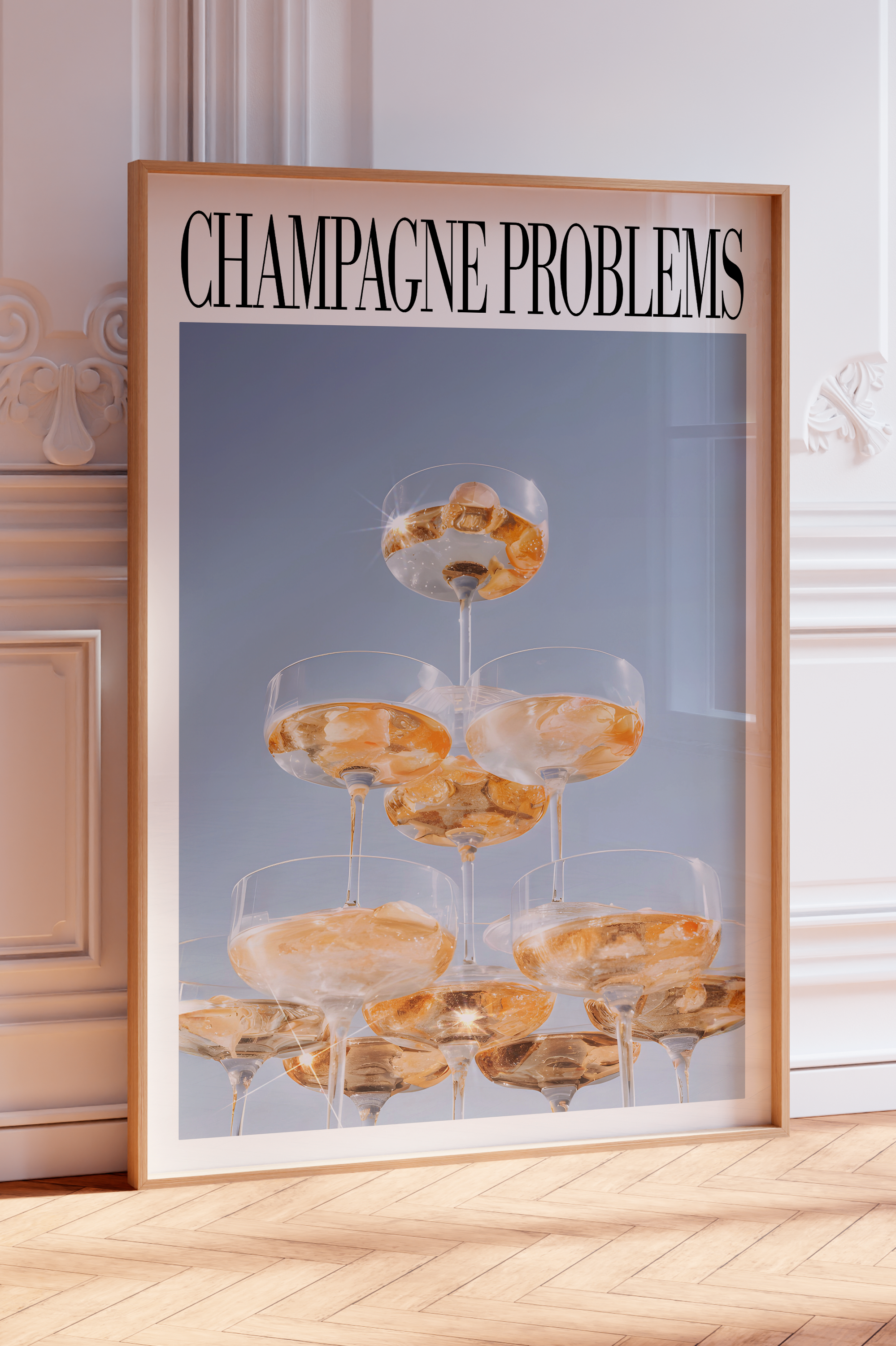 Champagne Problems Tower - Haus Of Moods