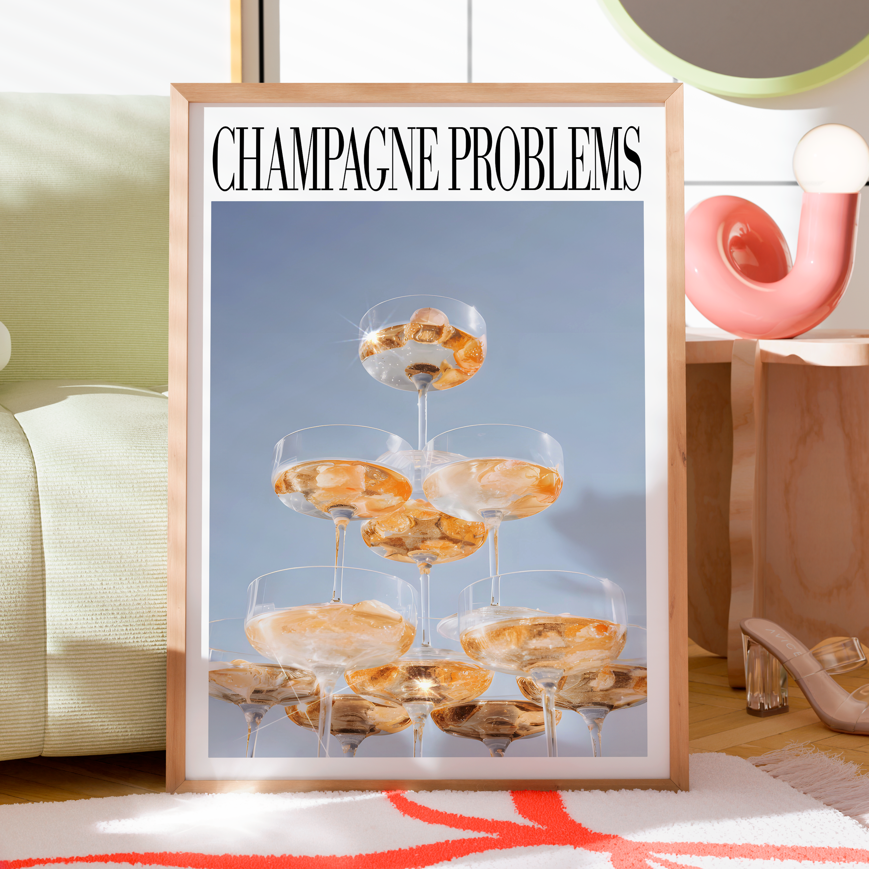 Champagne Problems Tower - Haus Of Moods