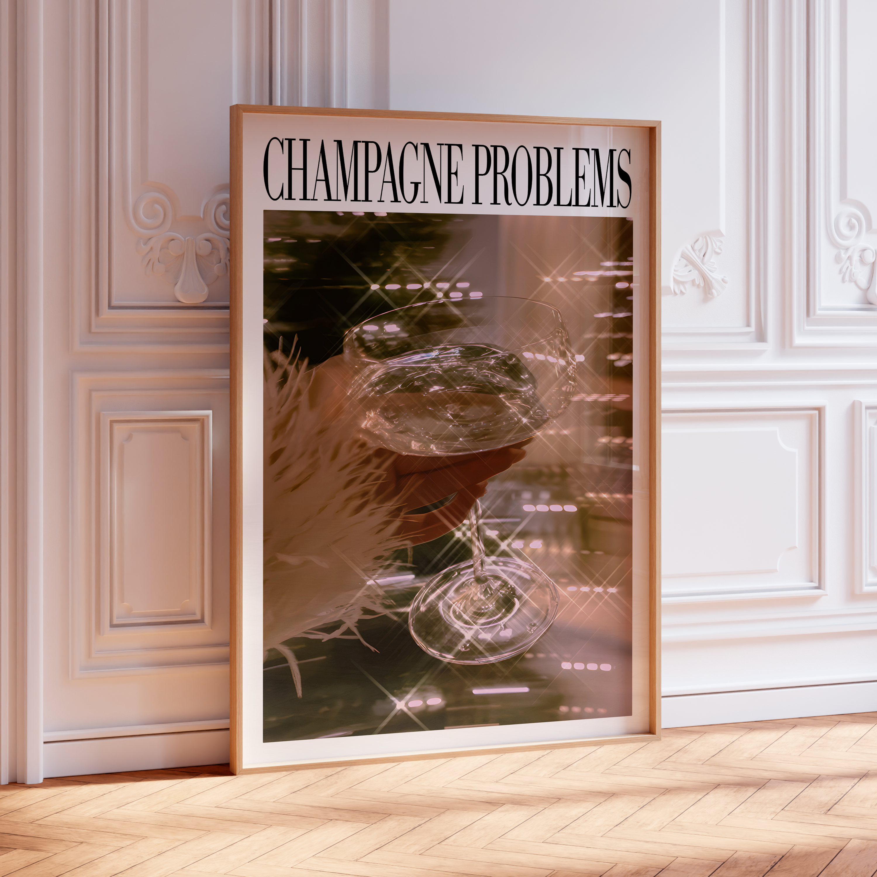 Champagne Problems Drink Splash - Haus Of Moods