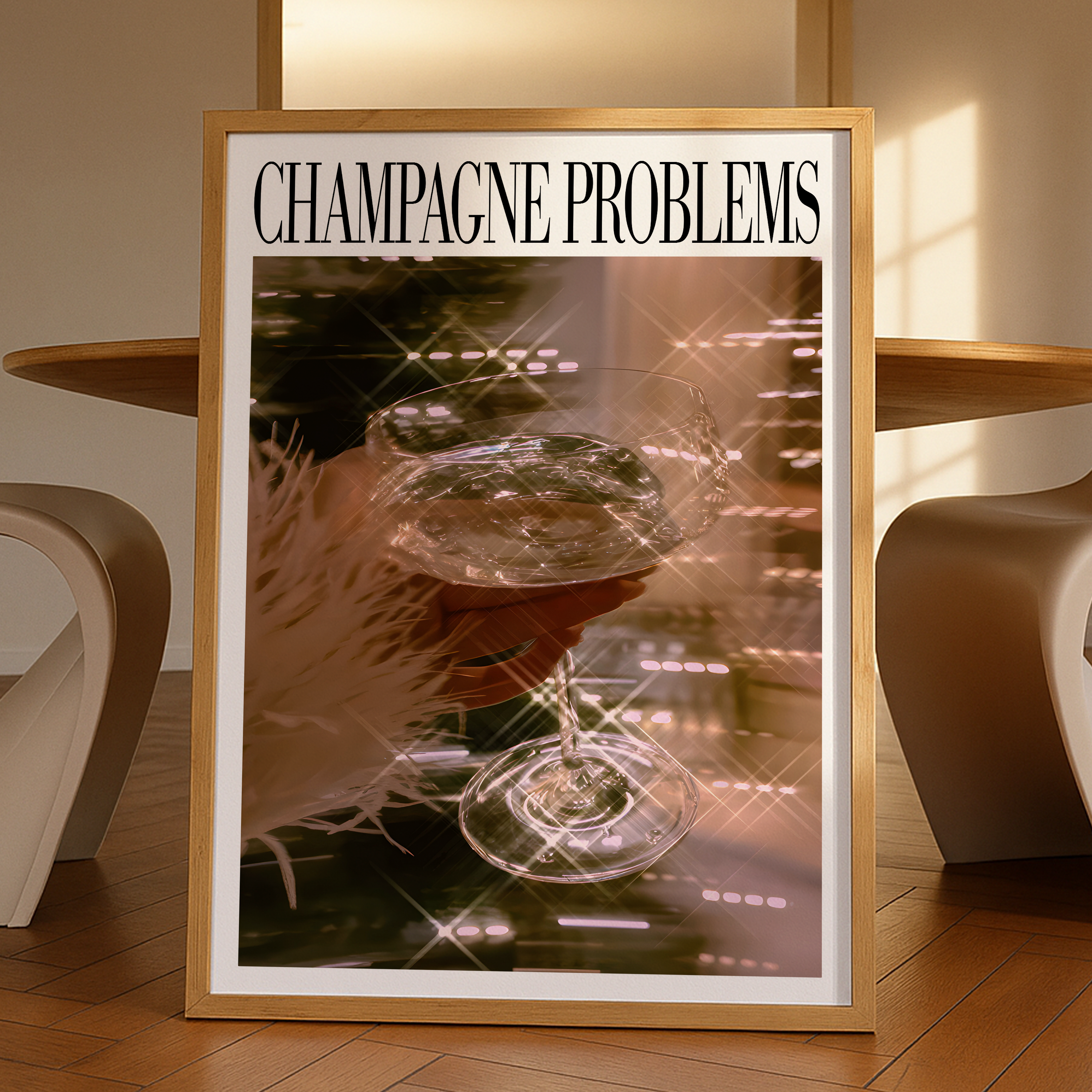 Champagne Problems Drink Splash - Haus Of Moods