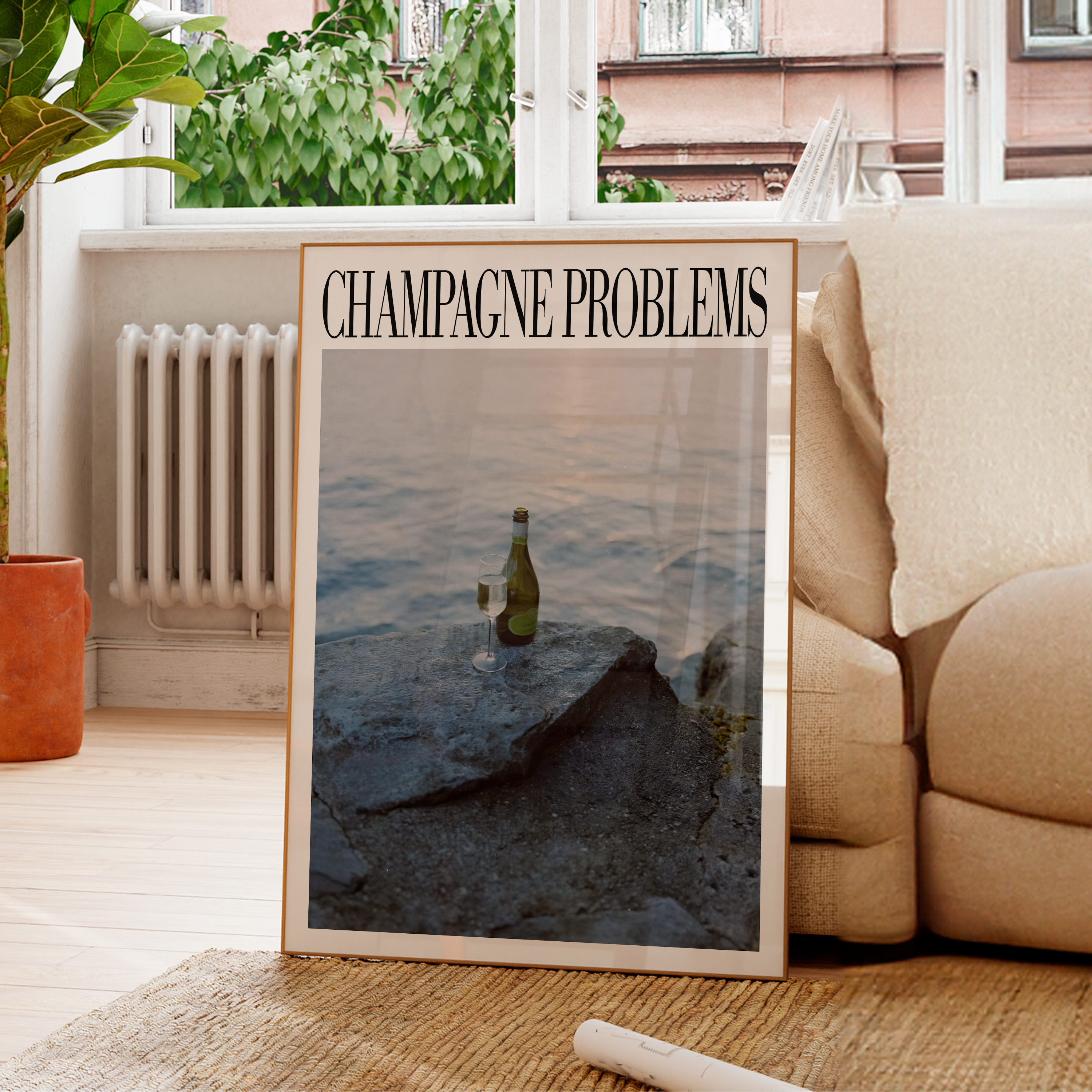 Champagne Problems By The Ocean - Haus Of Moods