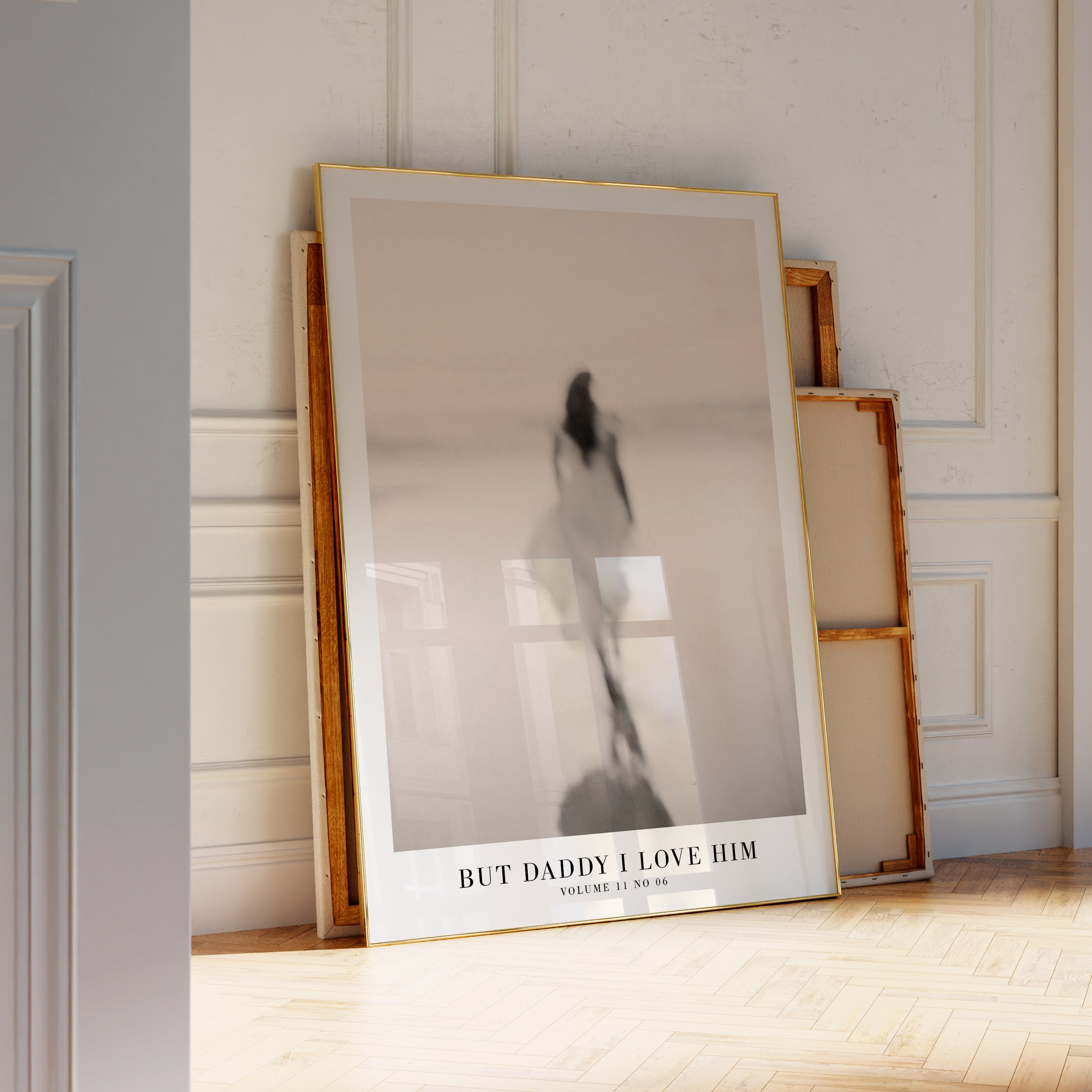 But Daddy I Love Him TTPD poster styled in coquette Swiftie bedroom decor
