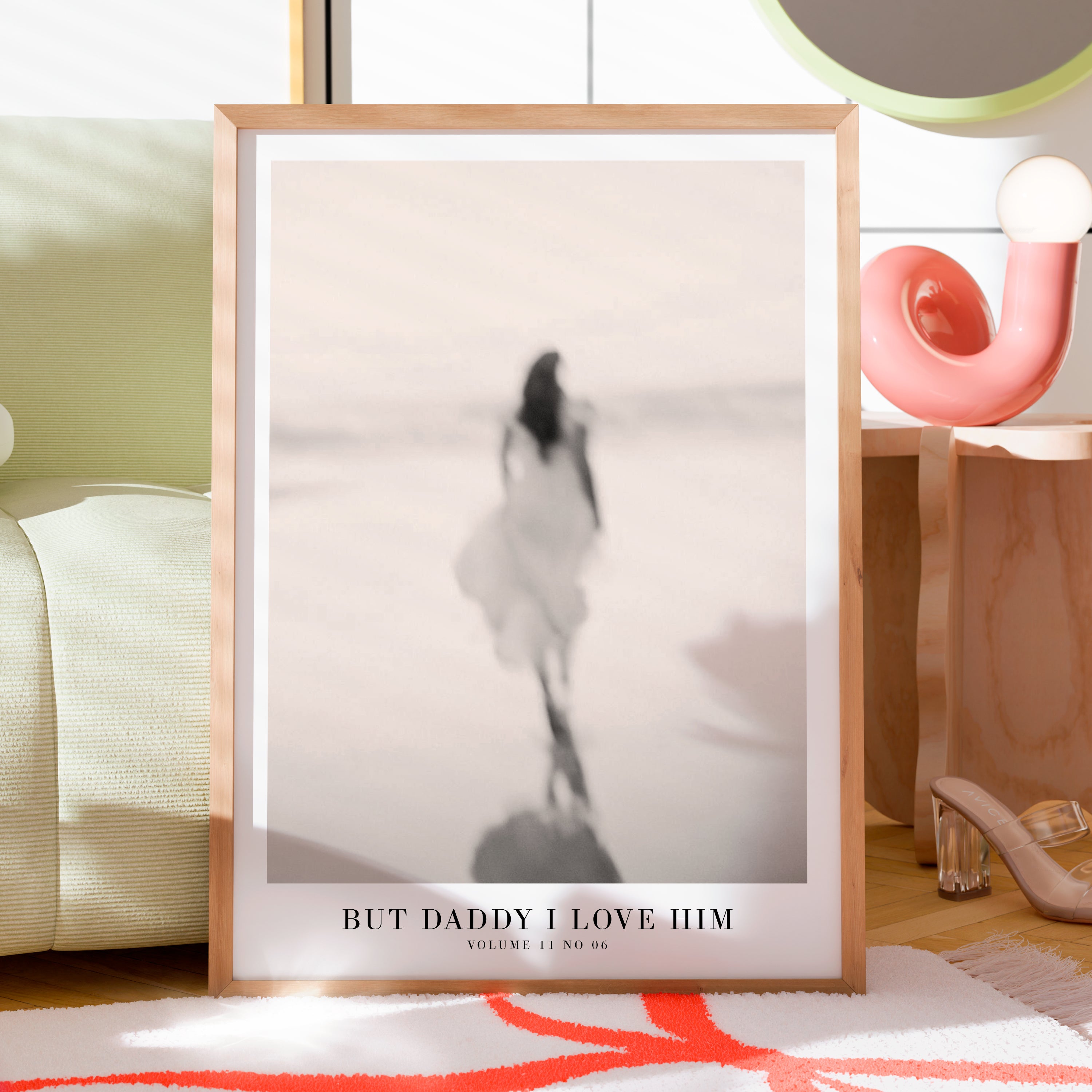 But Daddy I Love Him TTPD Taylor Swift–inspired poster featuring running motion