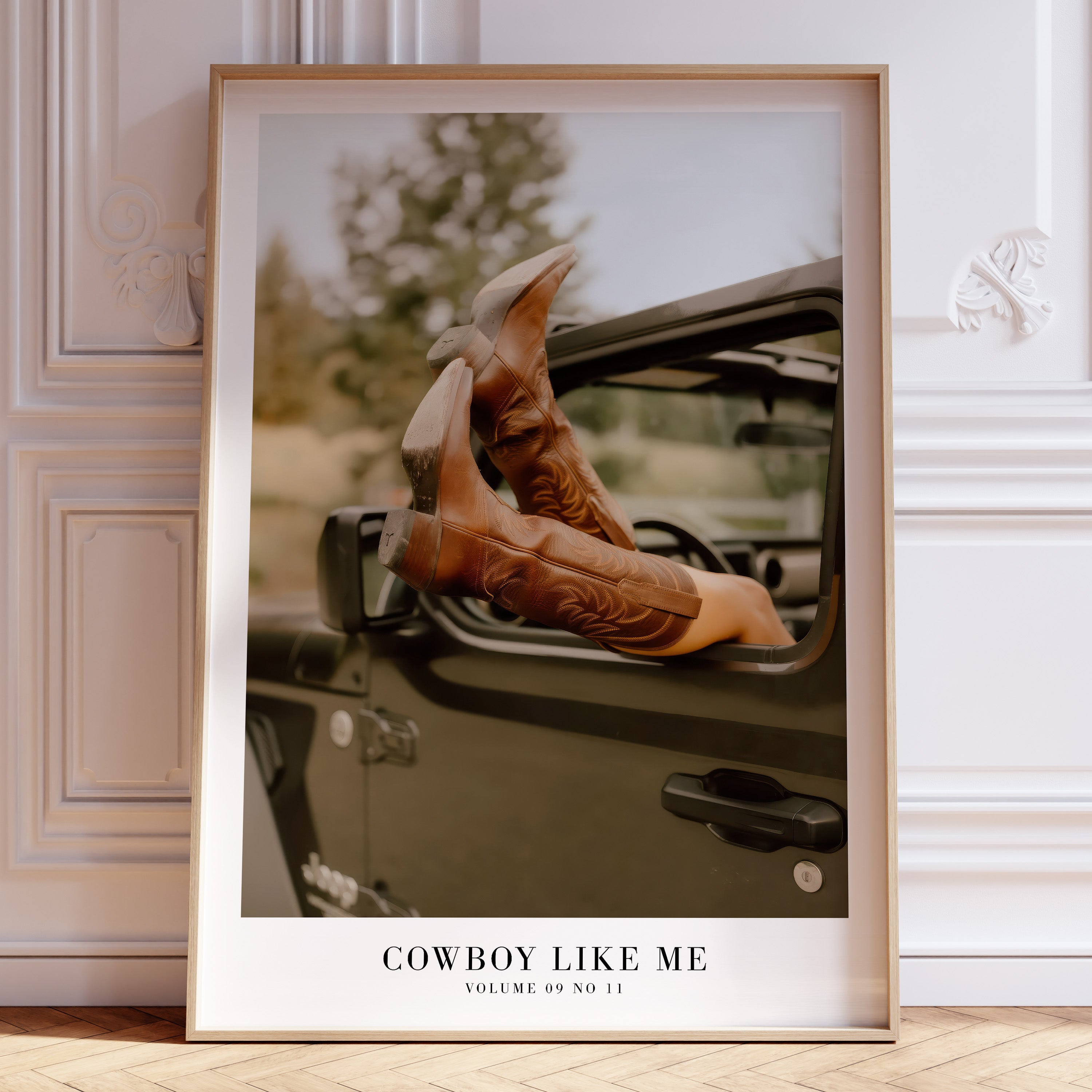 Cowboy Like Me Evermore Taylor Swift–inspired poster cowgirl western