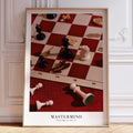 Mastermind Chess Monochrome Poster