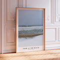 Snow On The Beach Poster