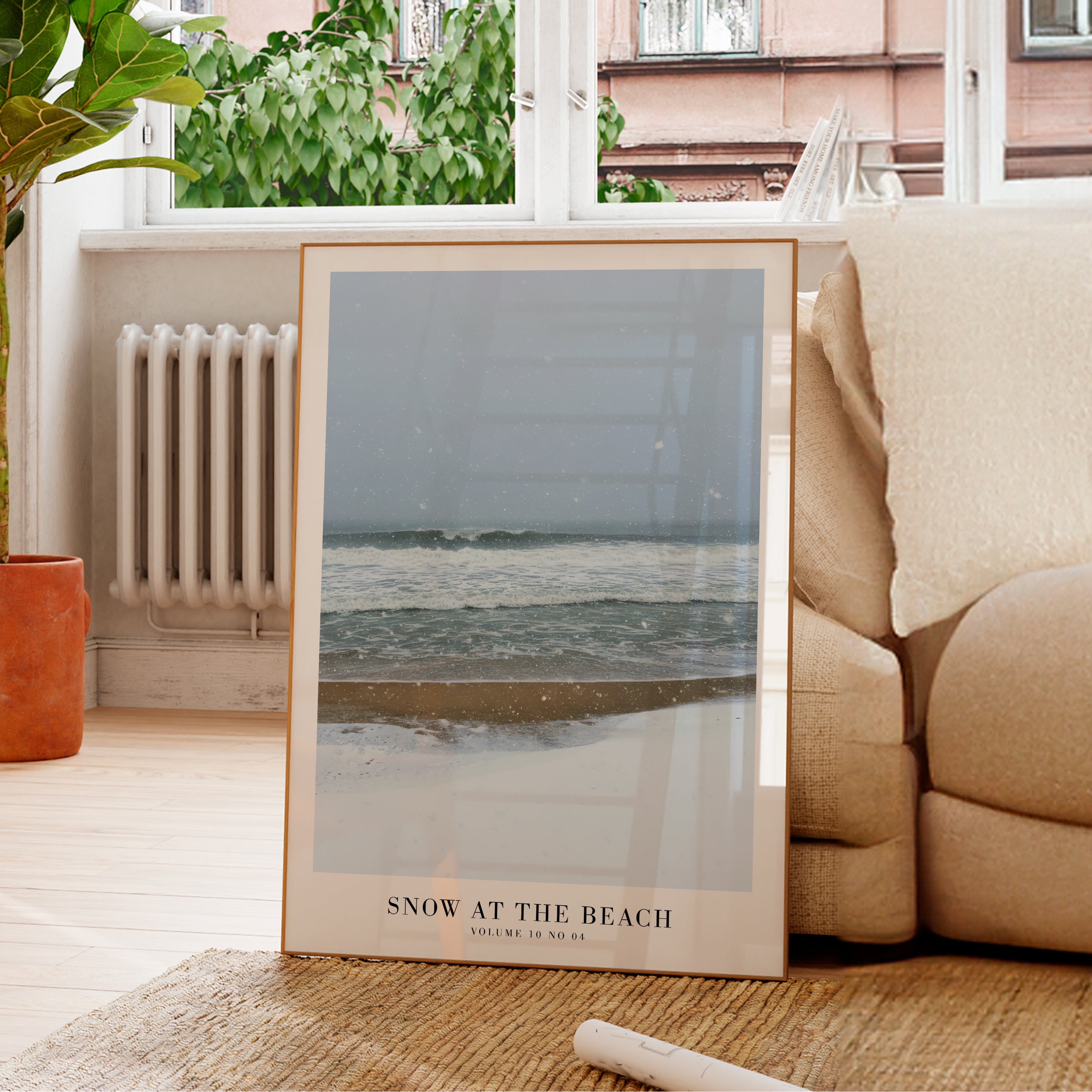 Snow On The Beach print in dreamy coastal Swiftie gallery wall
