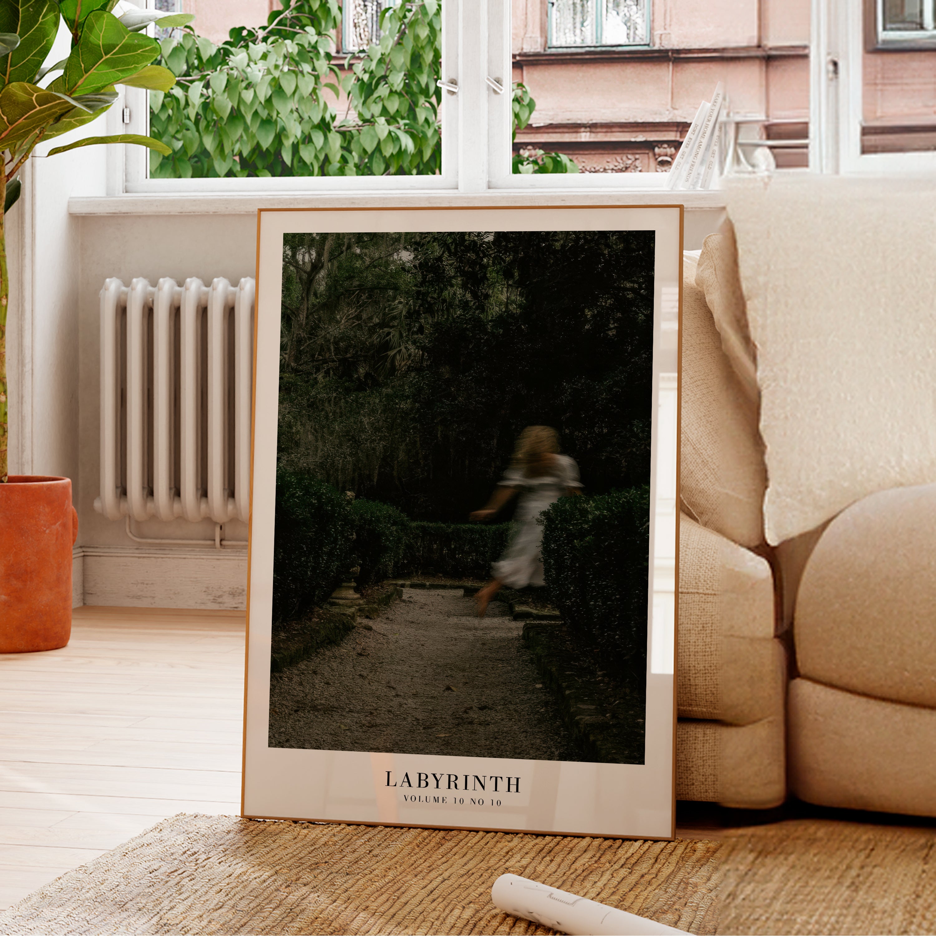 Labyrinth garden Midnights wall art layered in Swiftie gallery wall