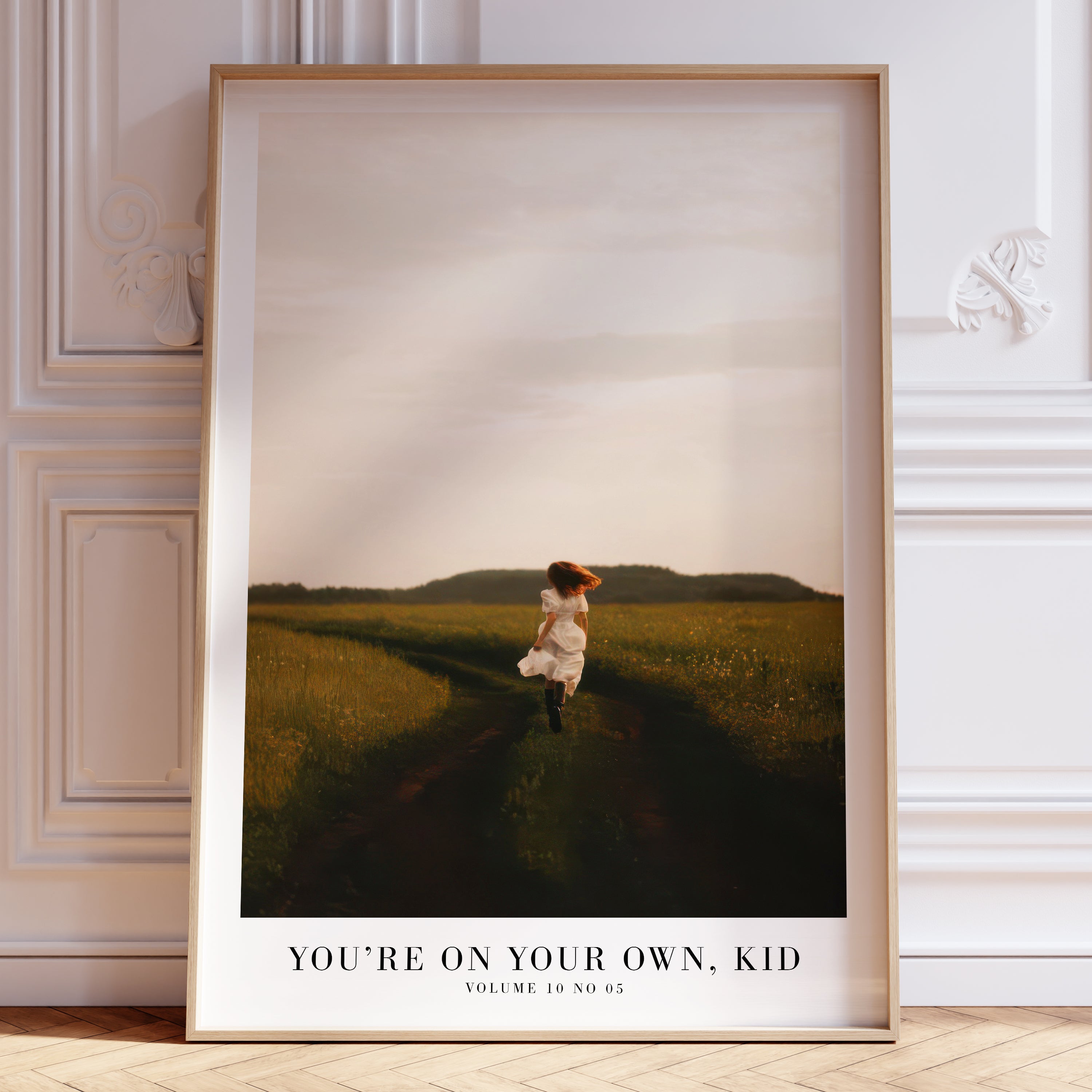 Taylor Swift YOYOK golden field wall art as emotional Swiftie gift