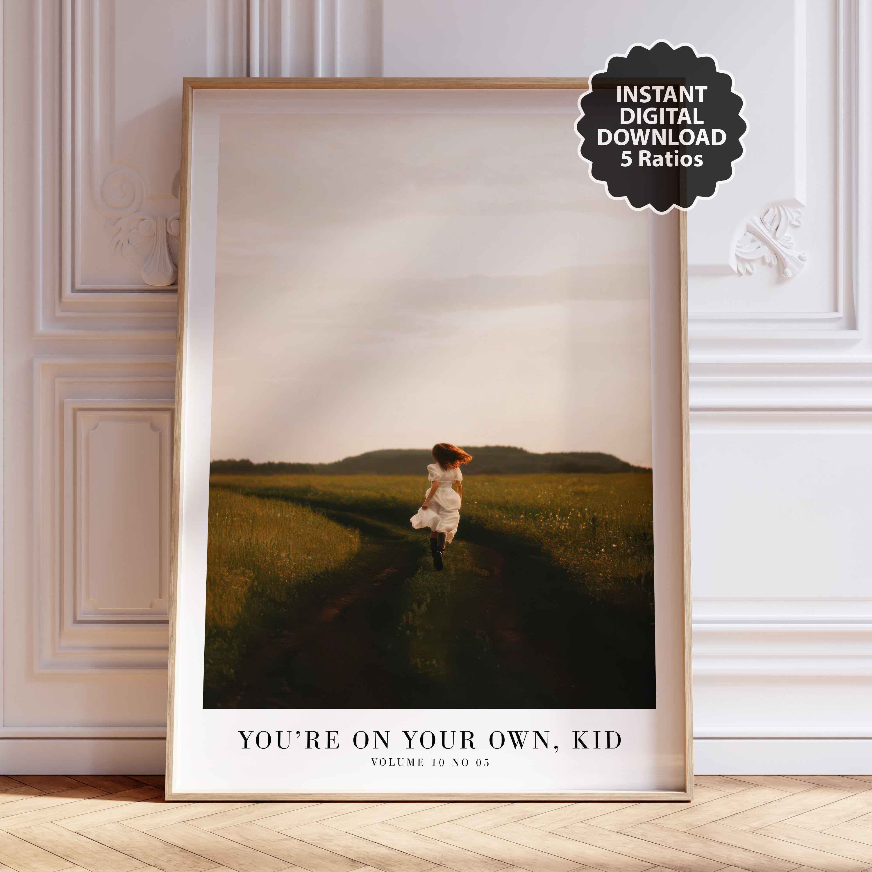Taylor Swift YOYOK field wall art in dreamy cottagecore bedroom