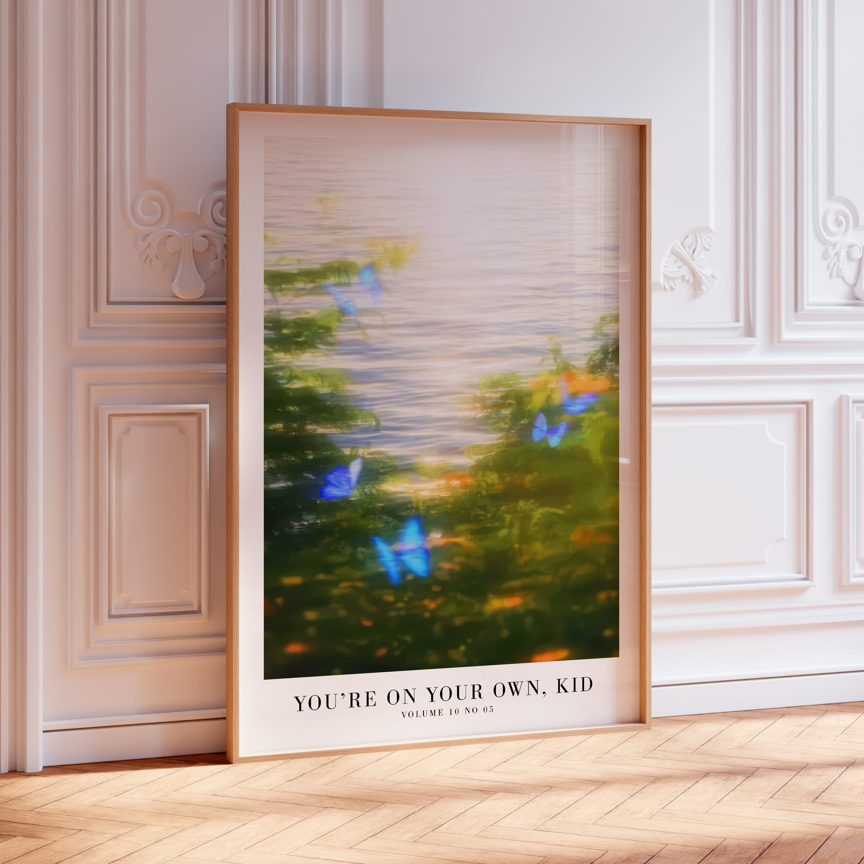 Butterflies YOYO Kid Midnights poster as emotional Swiftie gift decor