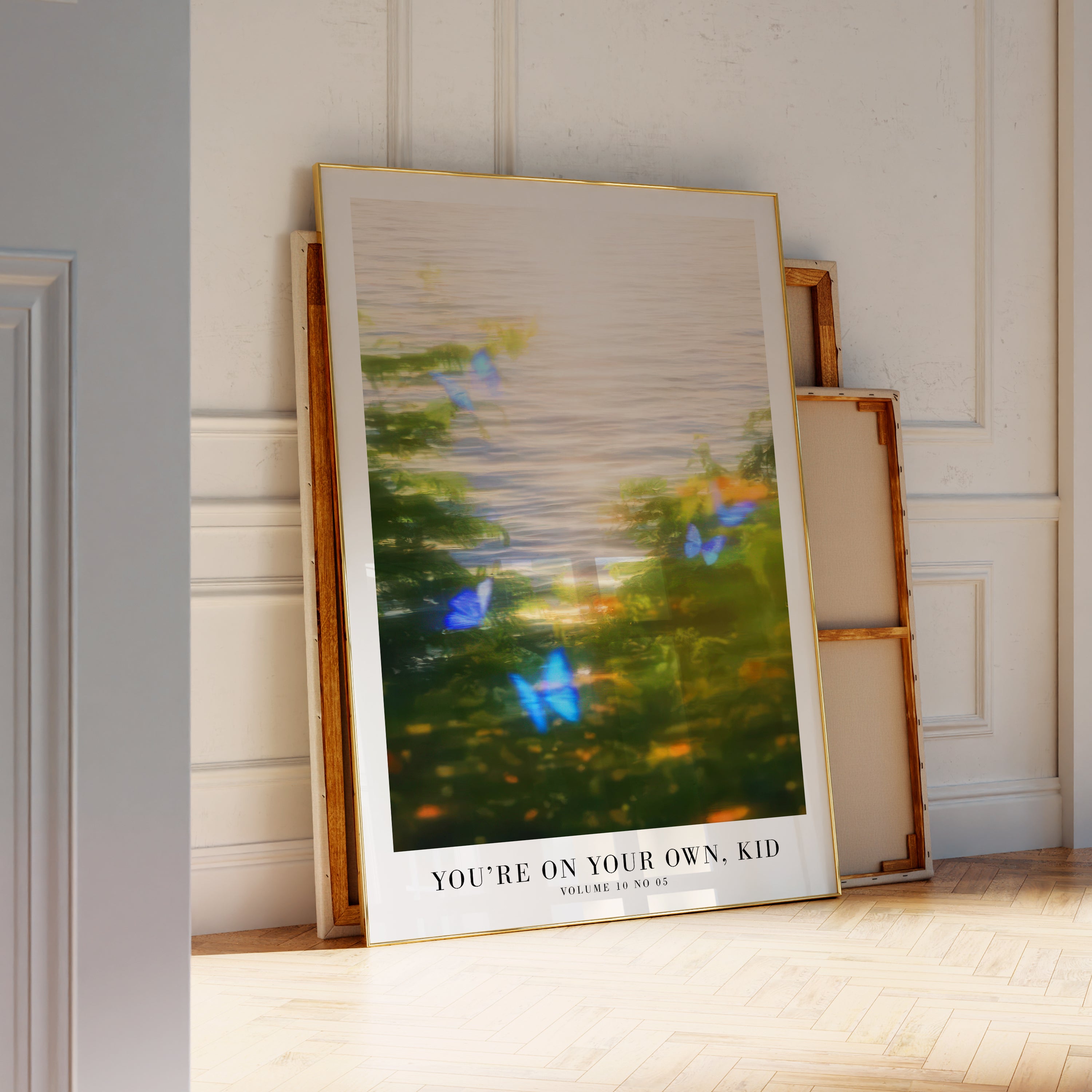 Taylor Swift YOYOK wall art layered in cozy Pinterest-worthy interior