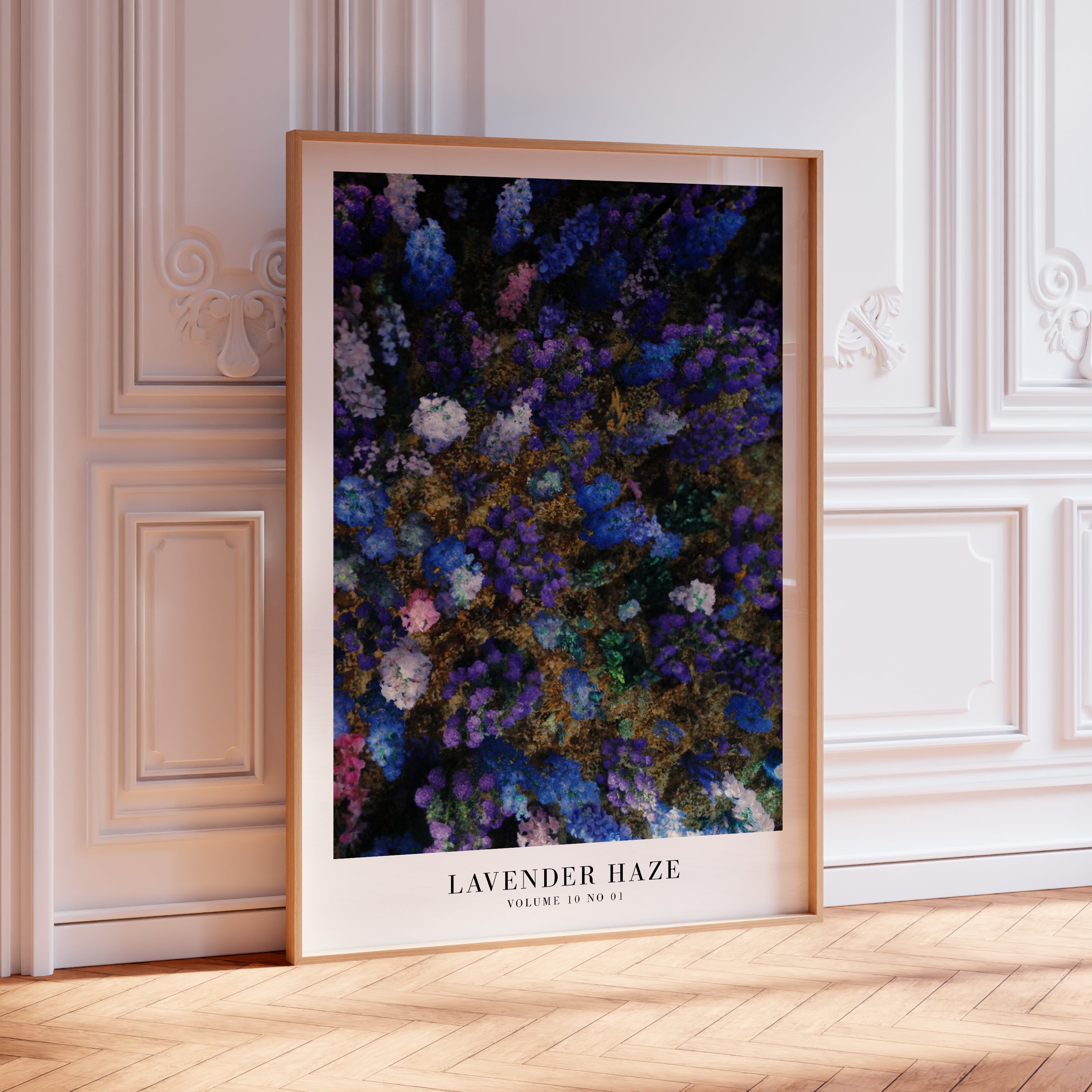 Lavender Haze Midnights flower poster as soft Swiftie gift wall decor