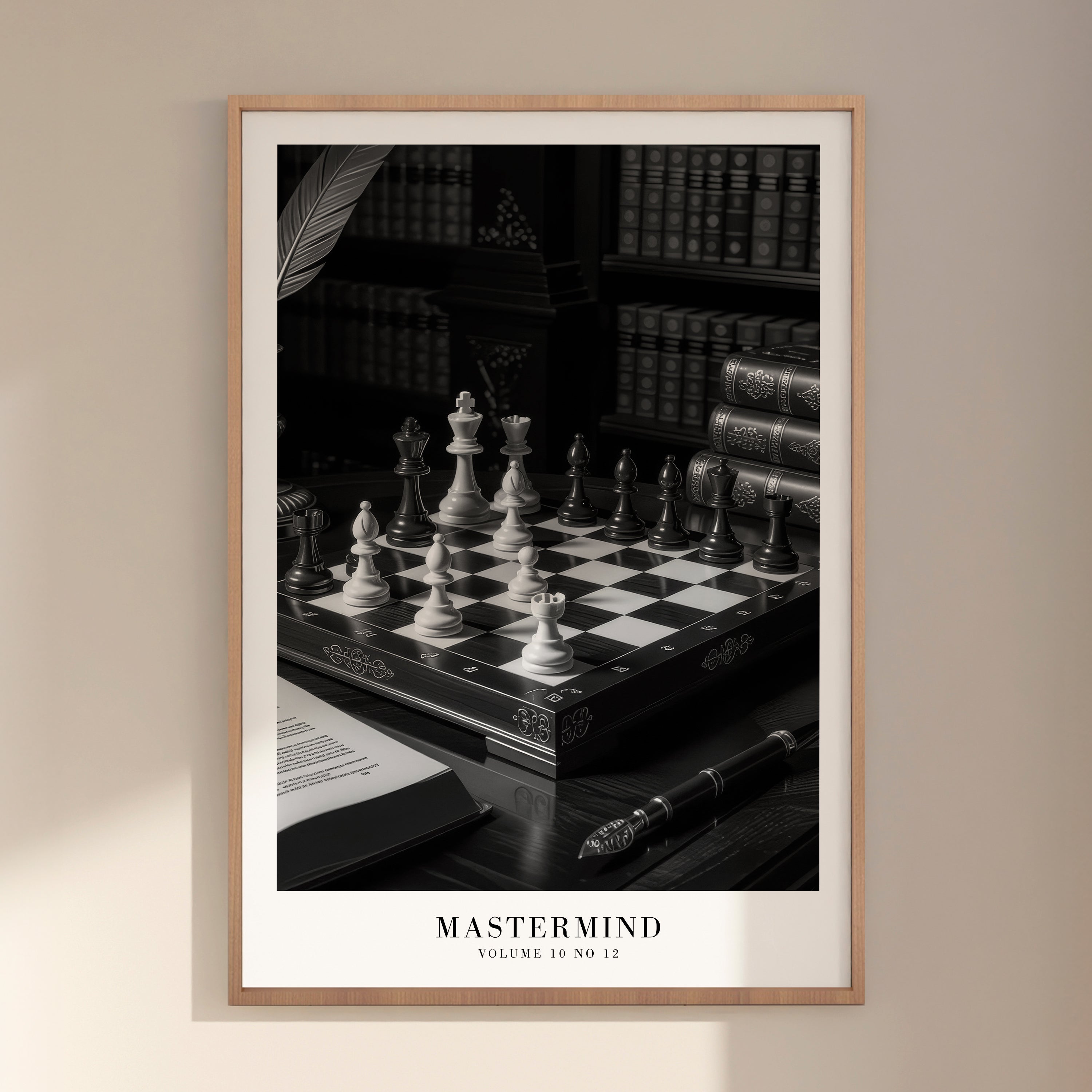 Mastermind chess Midnights poster as minimalist Swiftie gift wall art