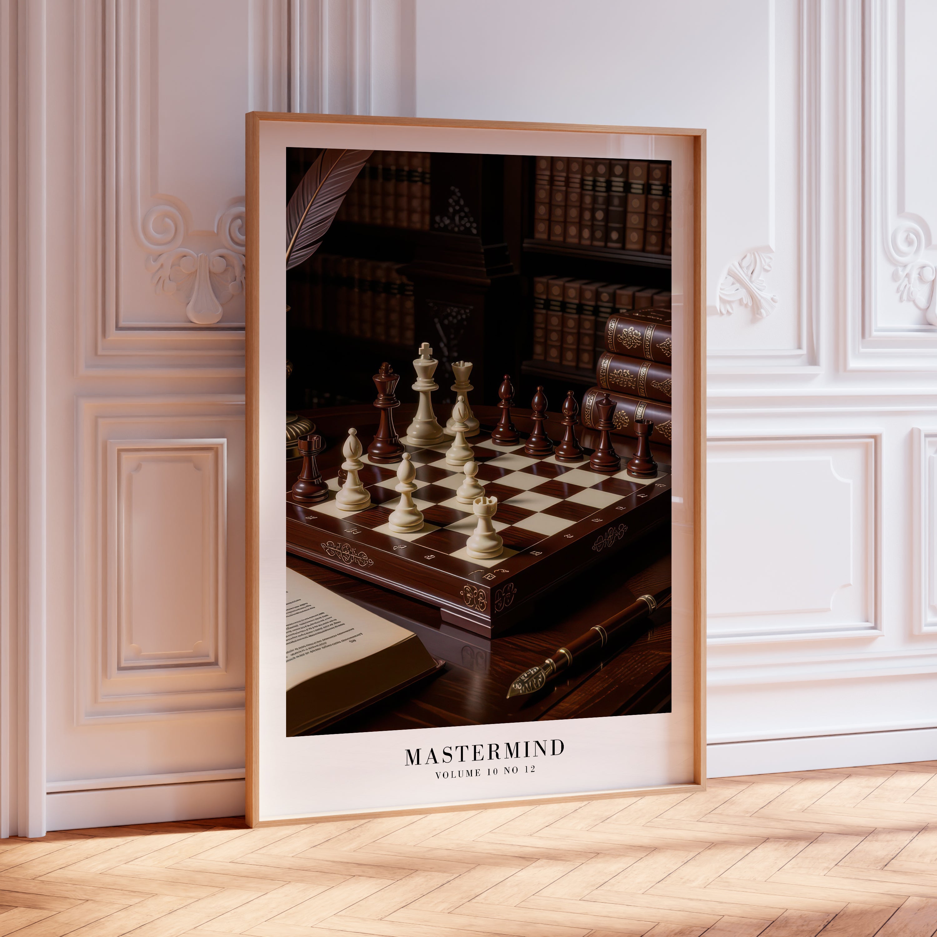 Mastermind dark academia Taylor Swift print in candlelit dorm room