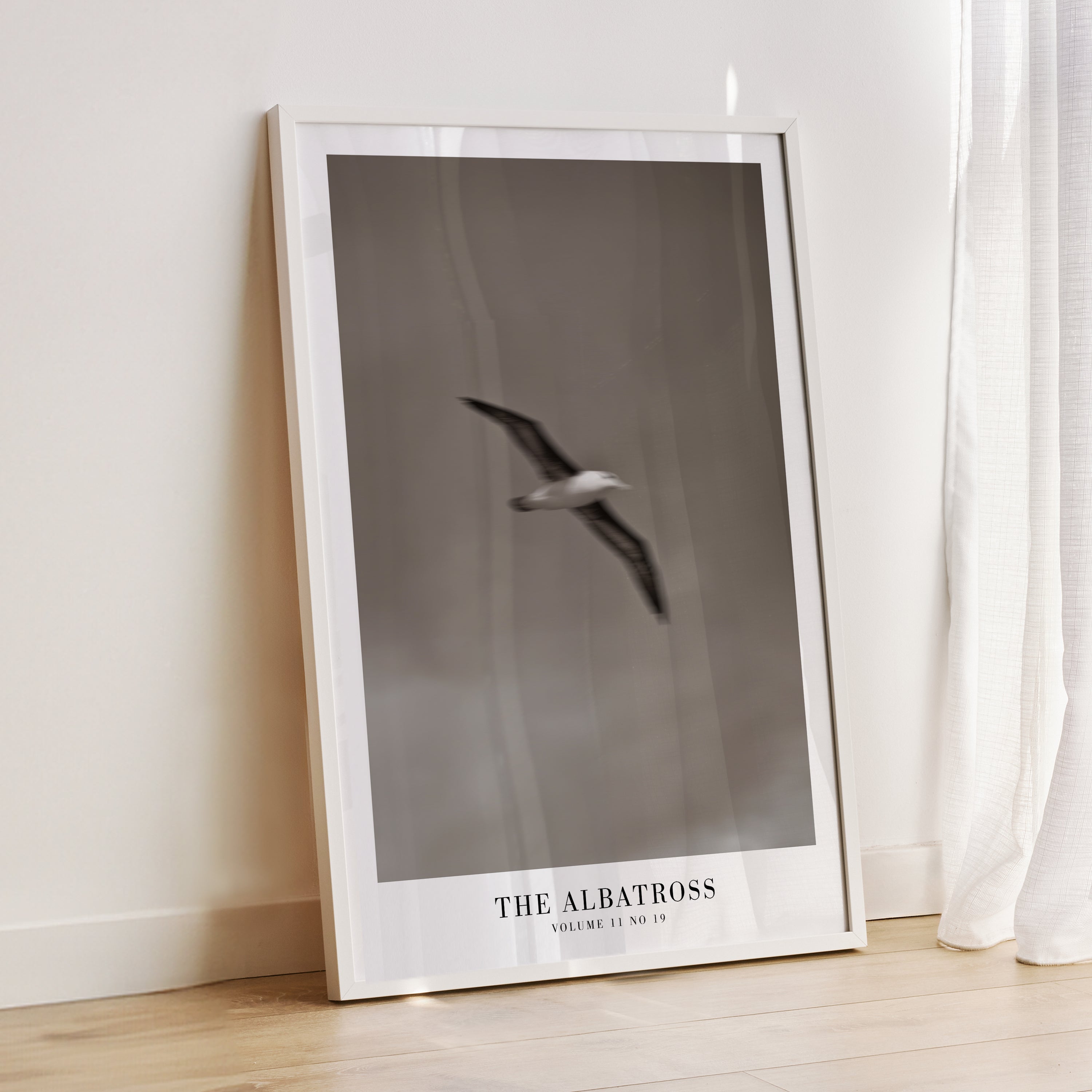 The Albatross Taylor Swift wall art in neutral minimalist apartment