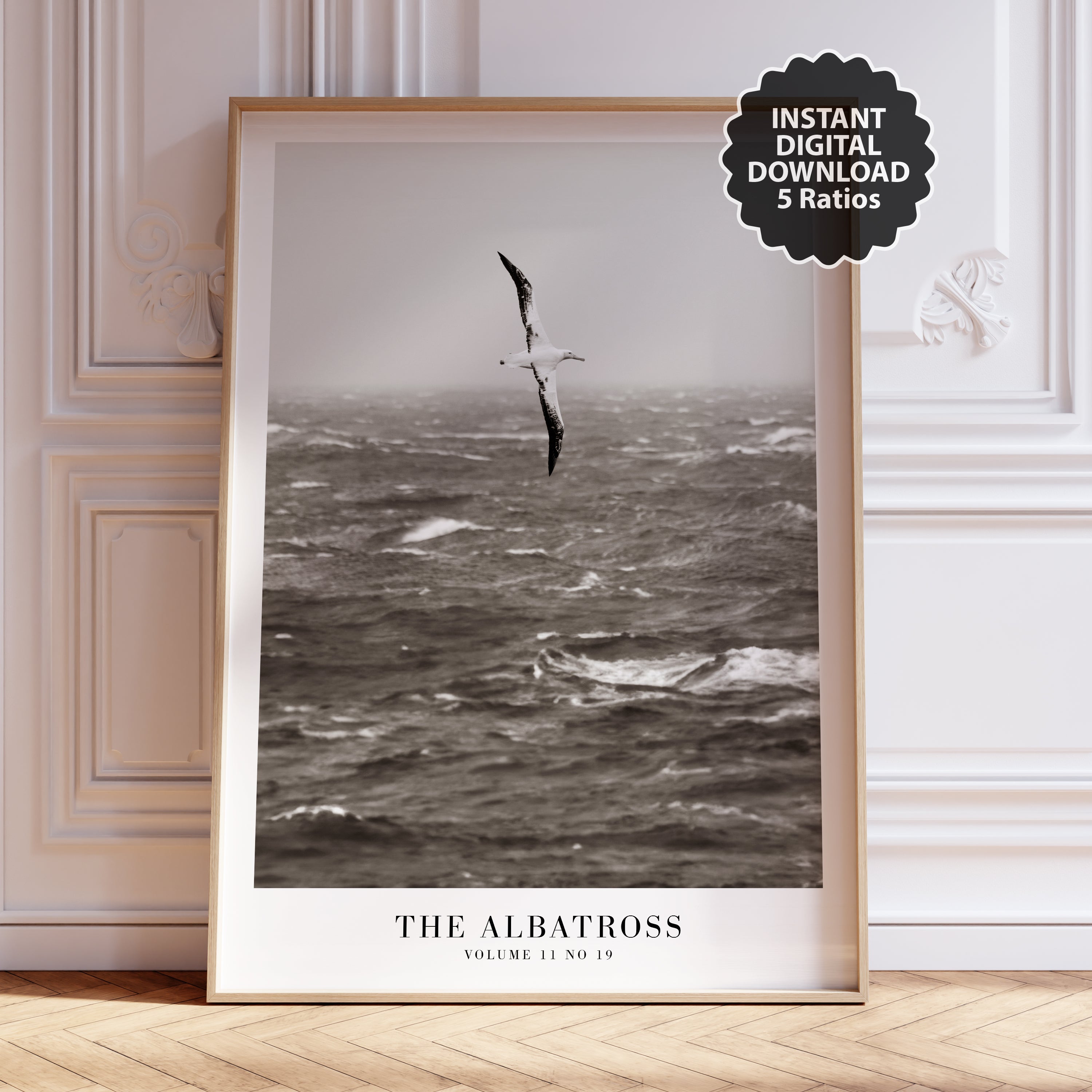 The Albatross Ocean TTPD print in dreamy moody Swiftie bedroom