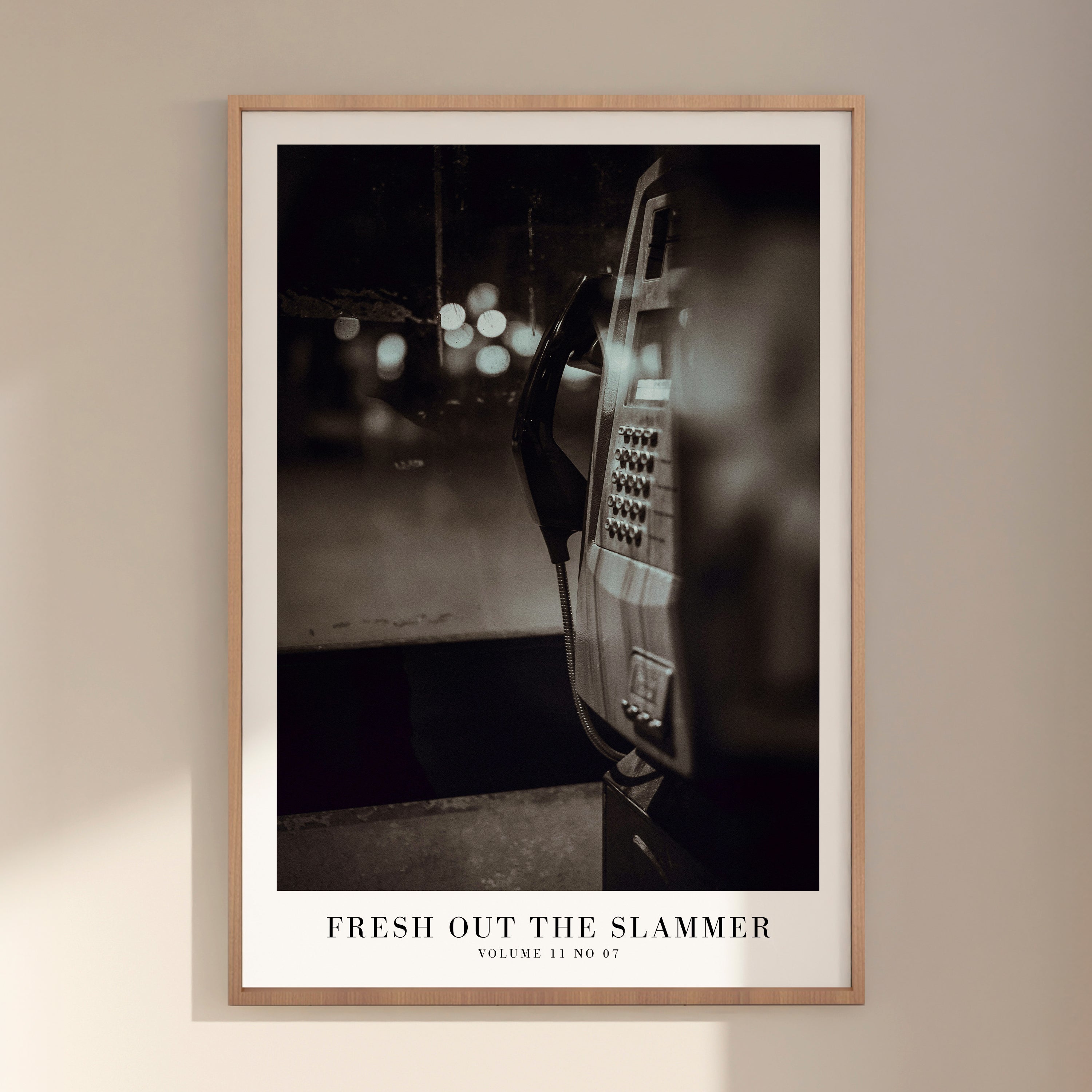Fresh Out The Slammer TTPD poster in vintage Swiftie apartment