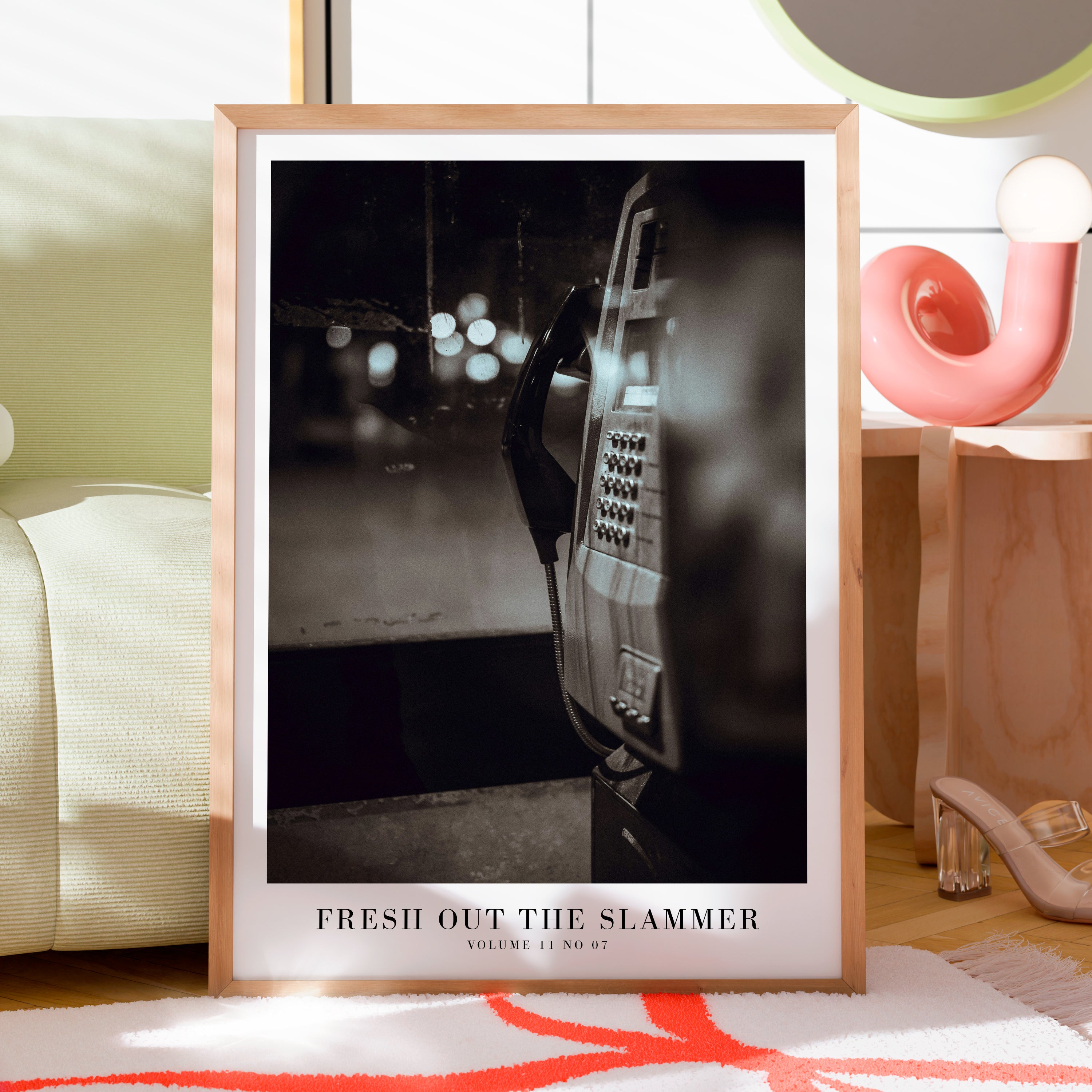Fresh Out The Slammer Taylor Swift print in vintage photography gallery