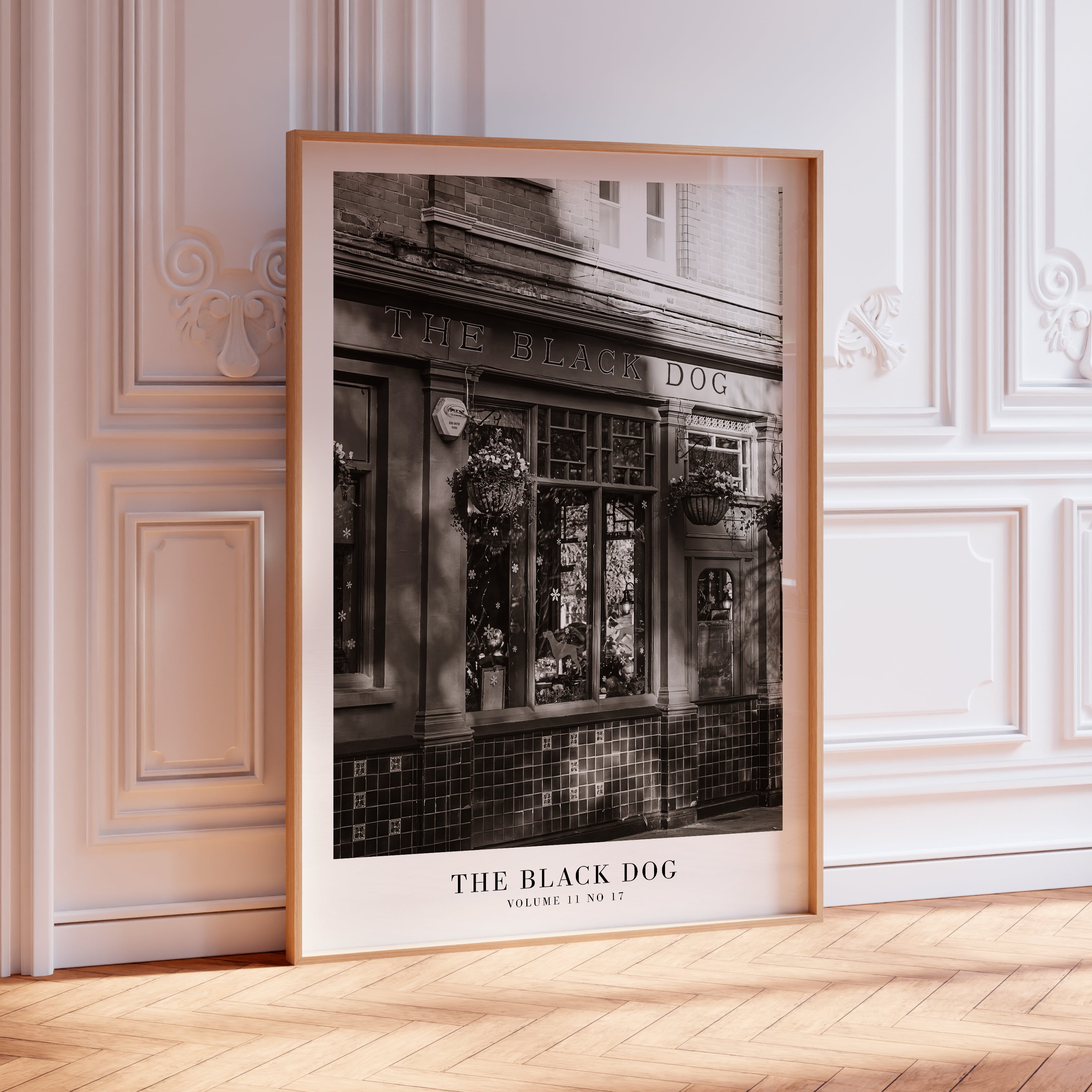 The Black Dog Tortured Poets Department Taylor Swift–inspired poster wall art print