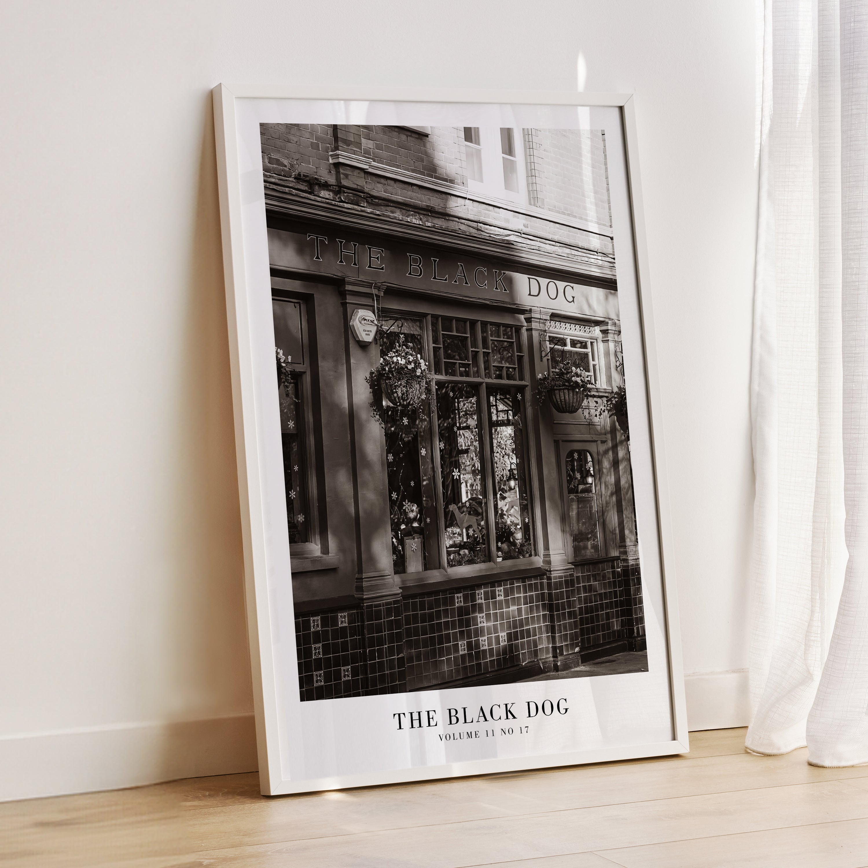 The Black Dog Taylor Swift wall art in romantic minimalist gallery