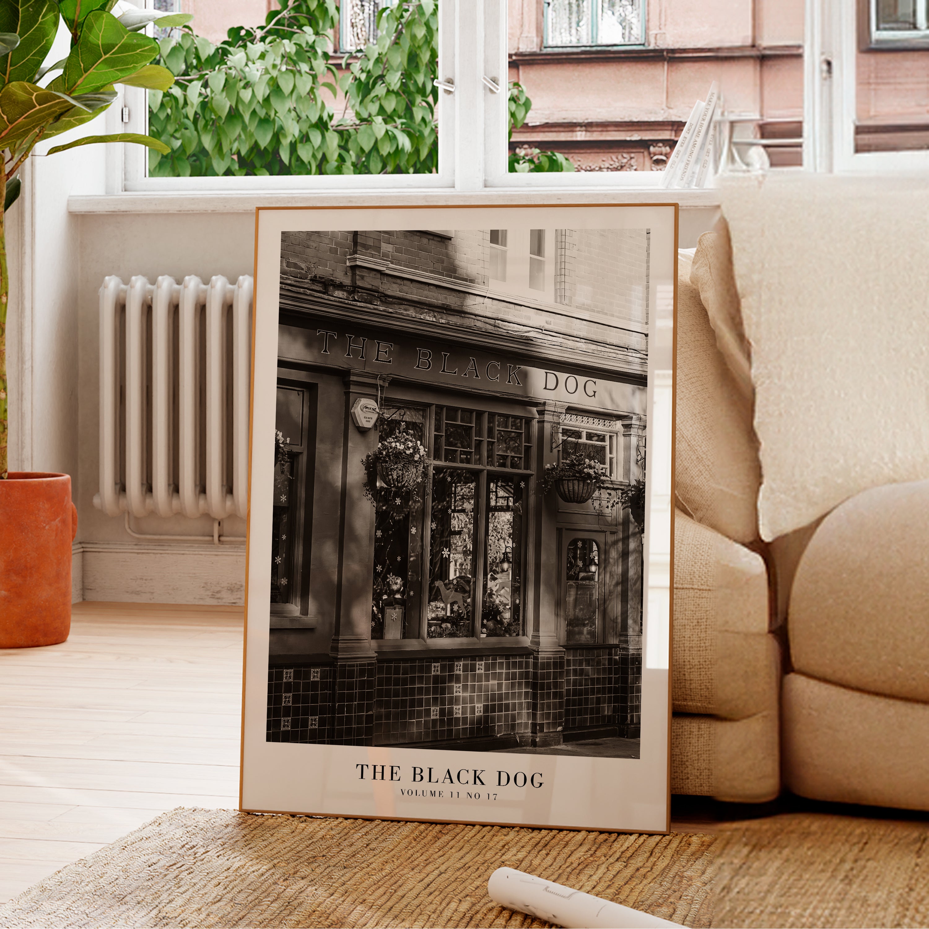 The Black Dog Taylor Swift print in literary gallery wall display