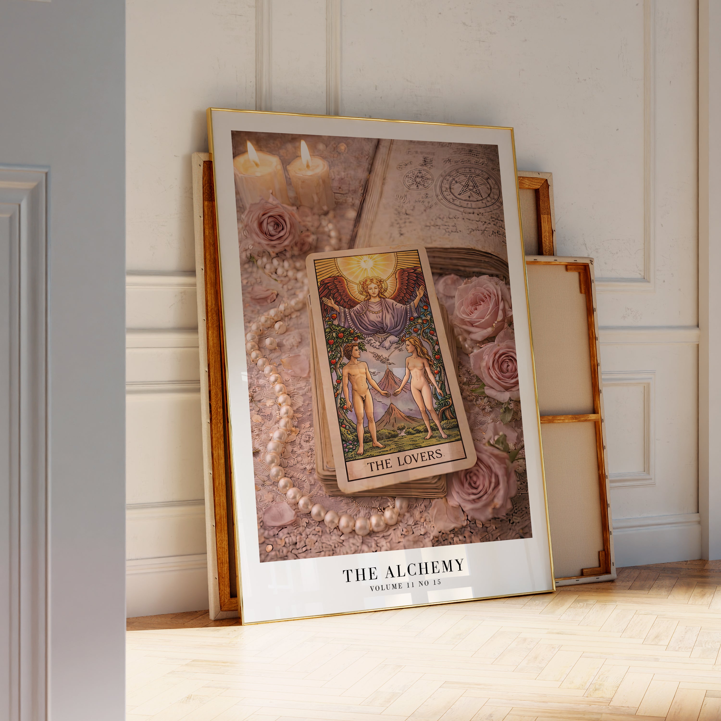 The Alchemy Tarot TTPD print as romantic Swiftie gift wall decor