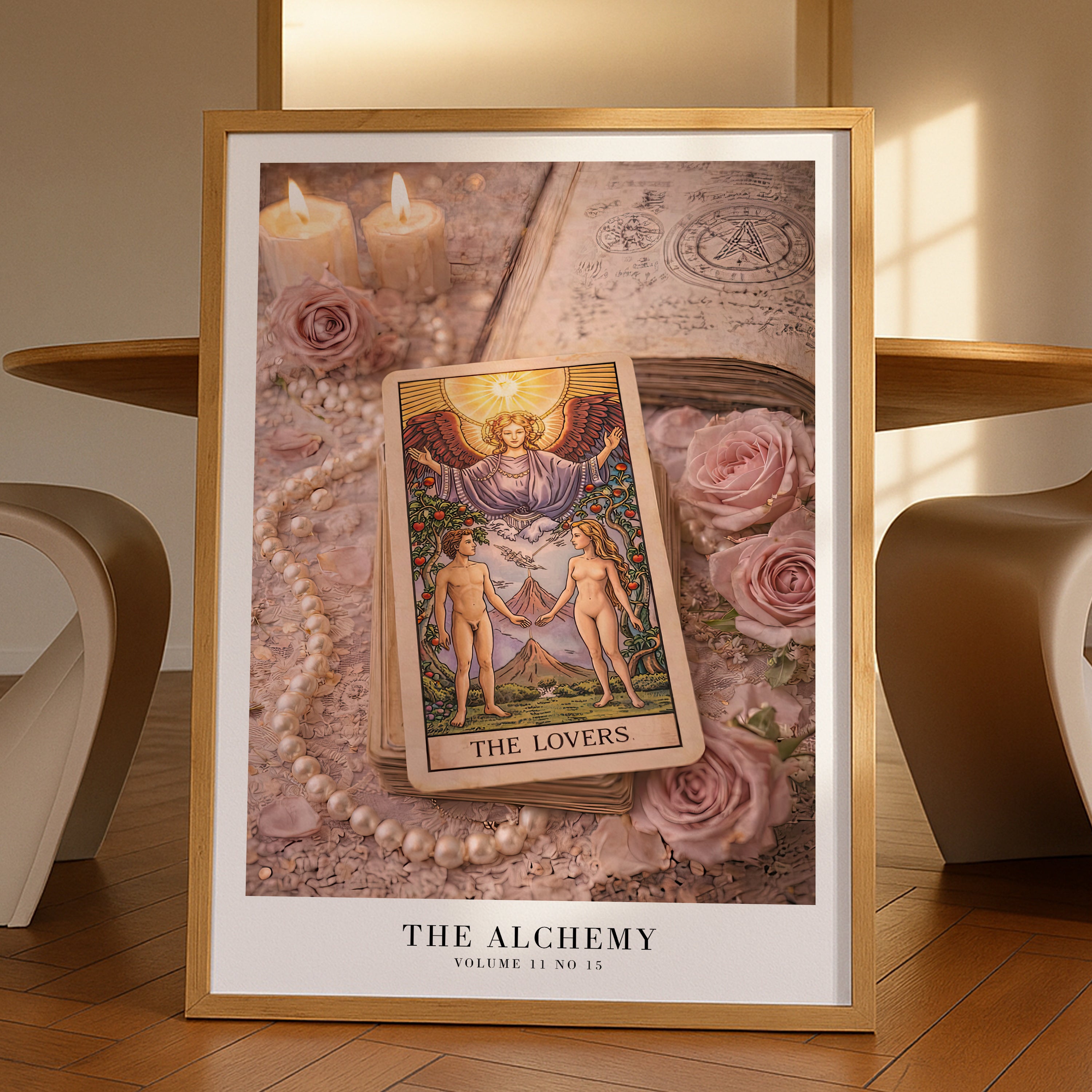 The Alchemy Tarot TTPD print in vintage mystical Swiftie bedroom