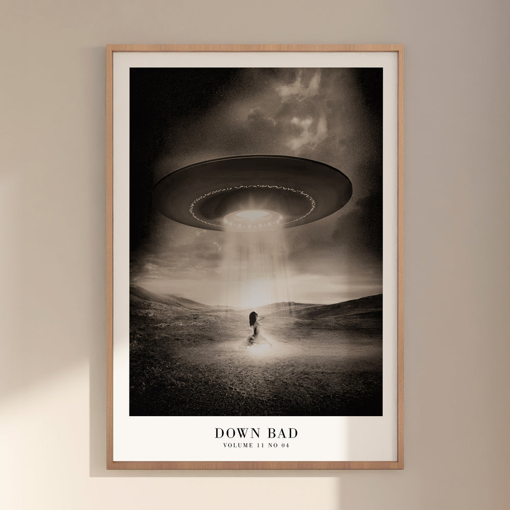 Down Bad Tortured Poets Department Taylor Swift–inspired poster wall art print