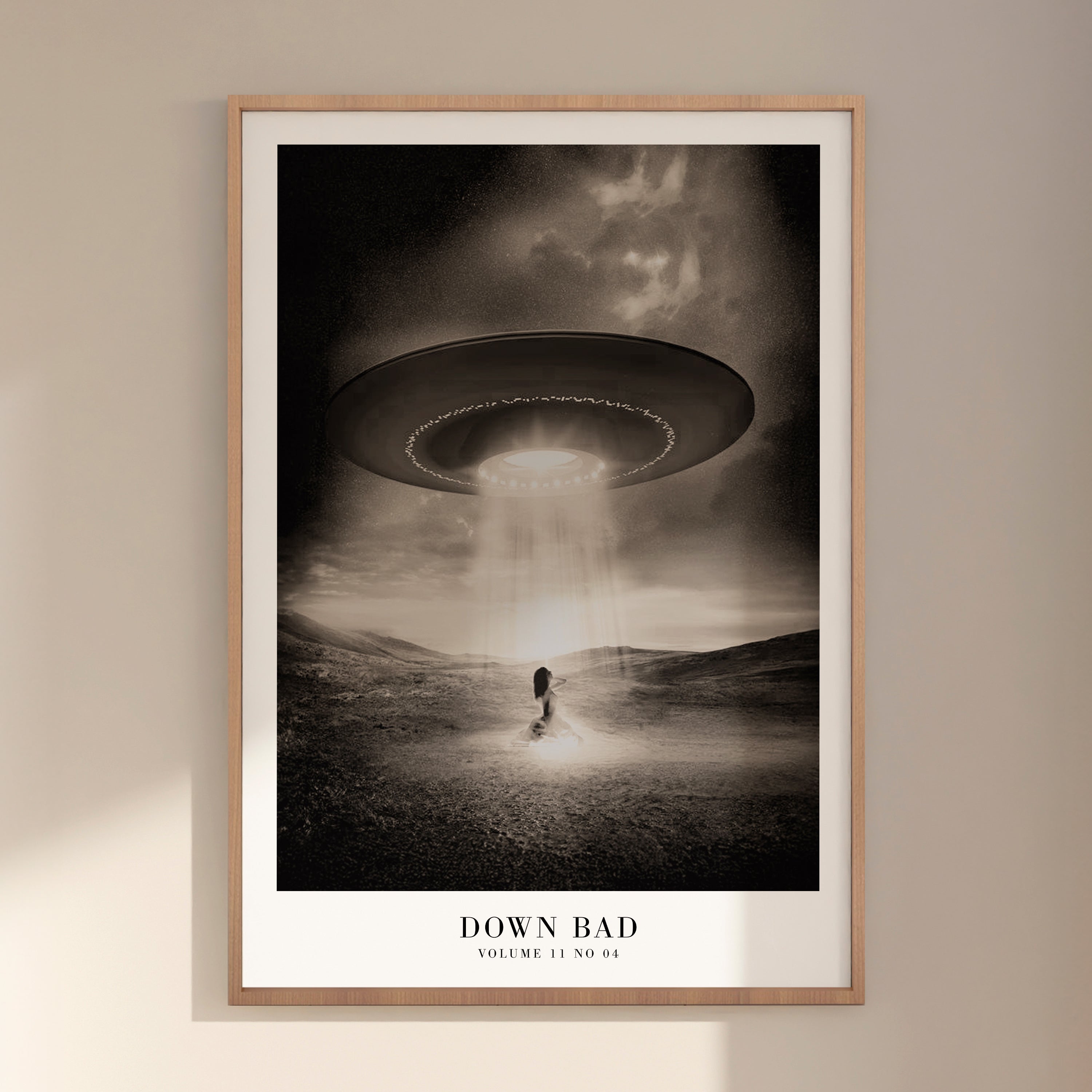 Down Bad Tortured Poets Department Taylor Swift–inspired poster wall art print