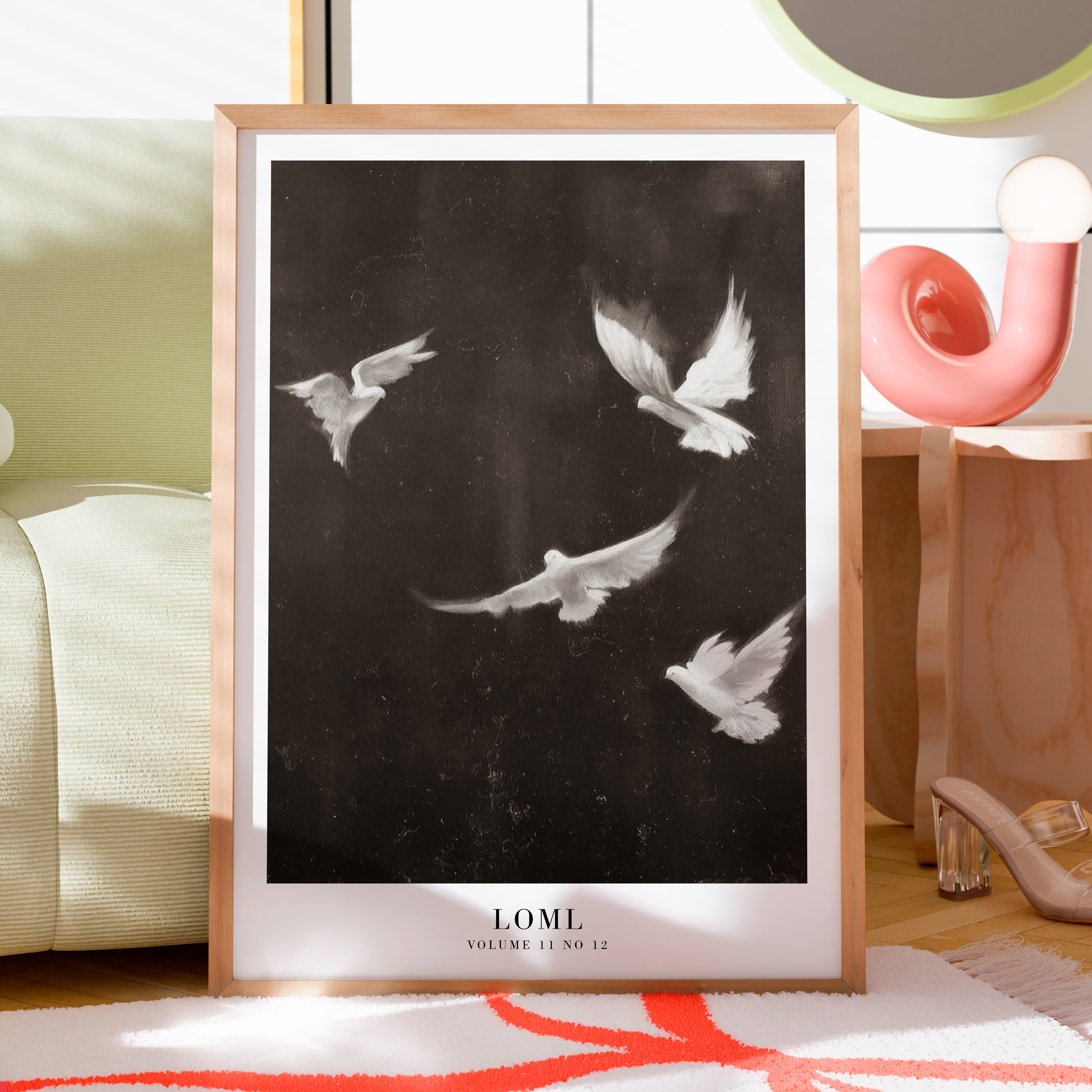 loml TTPD dove poster in romantic dark academia bedroom decor