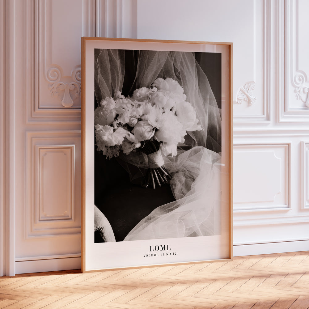 loml Tortured Poets Department Taylor Swift–inspired poster featuring bouquet